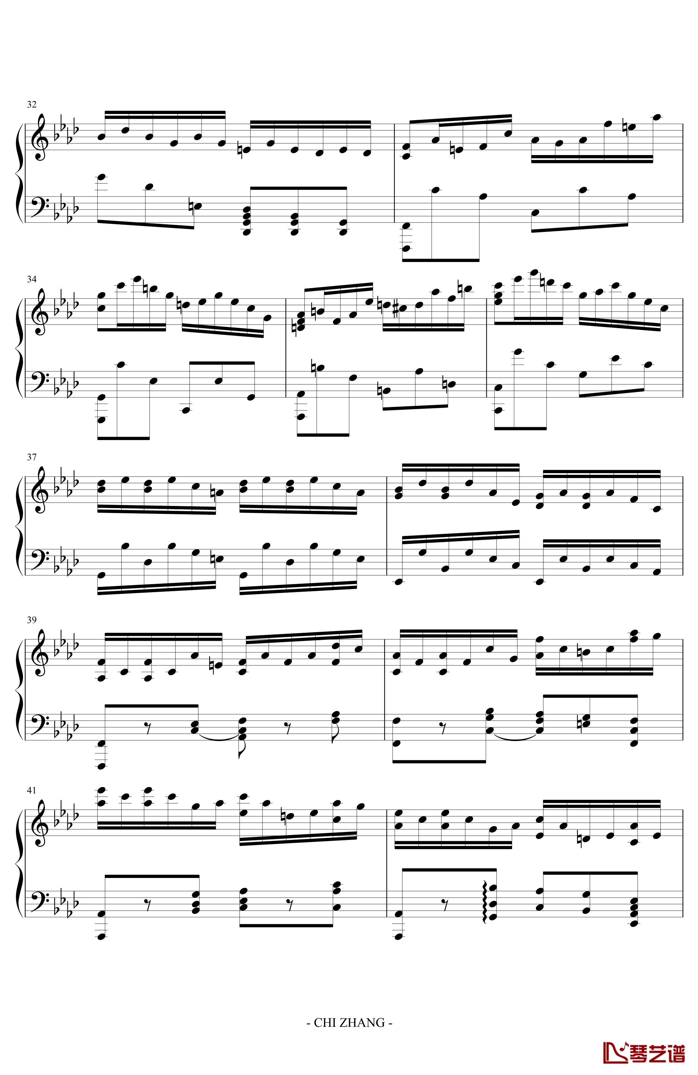 Concert Etude in A Elat 'Jubilation'钢琴谱 -PARROT1864