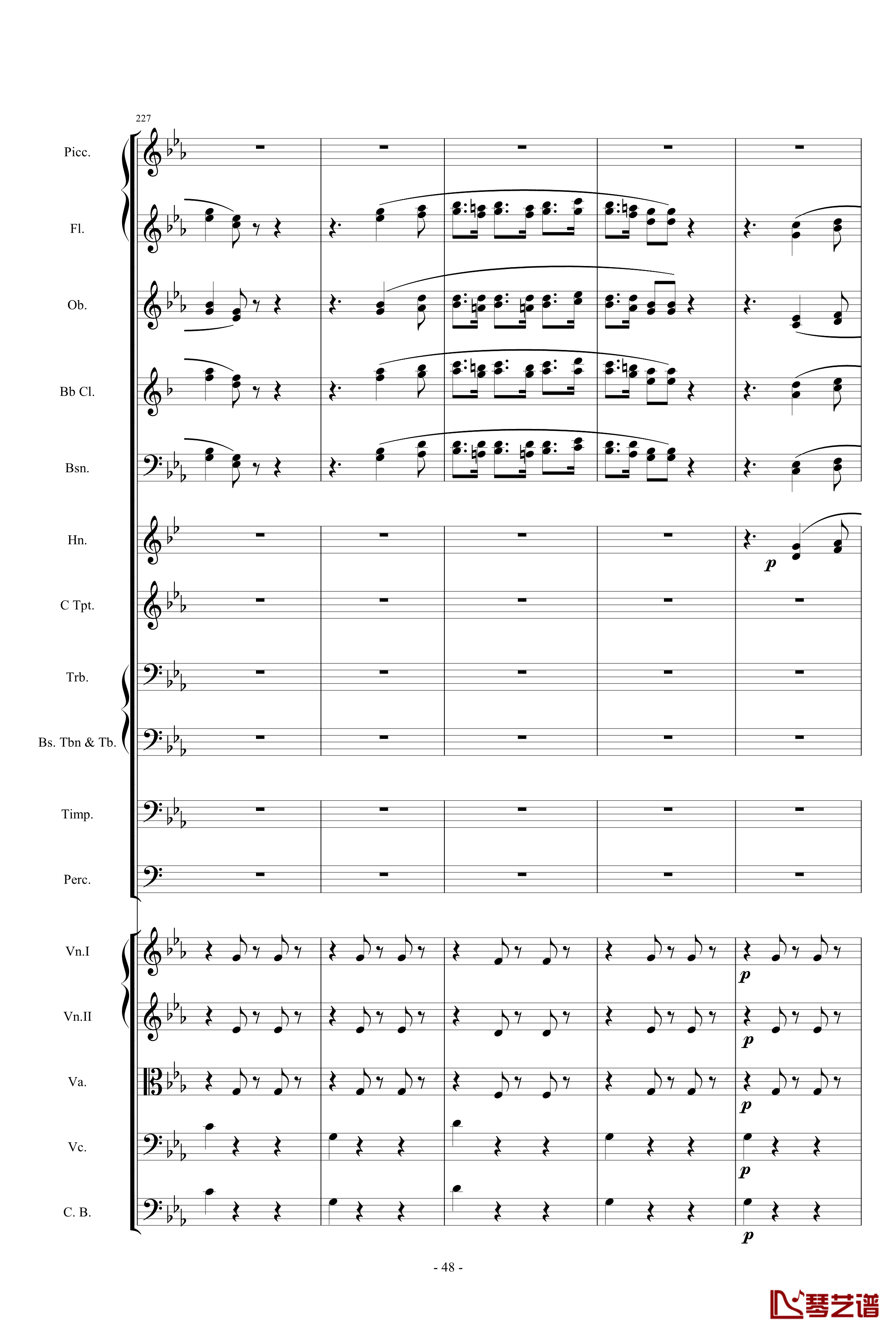 愤怒的小鸟交响曲第三乐章Op.5 no.3钢琴谱-1057257848