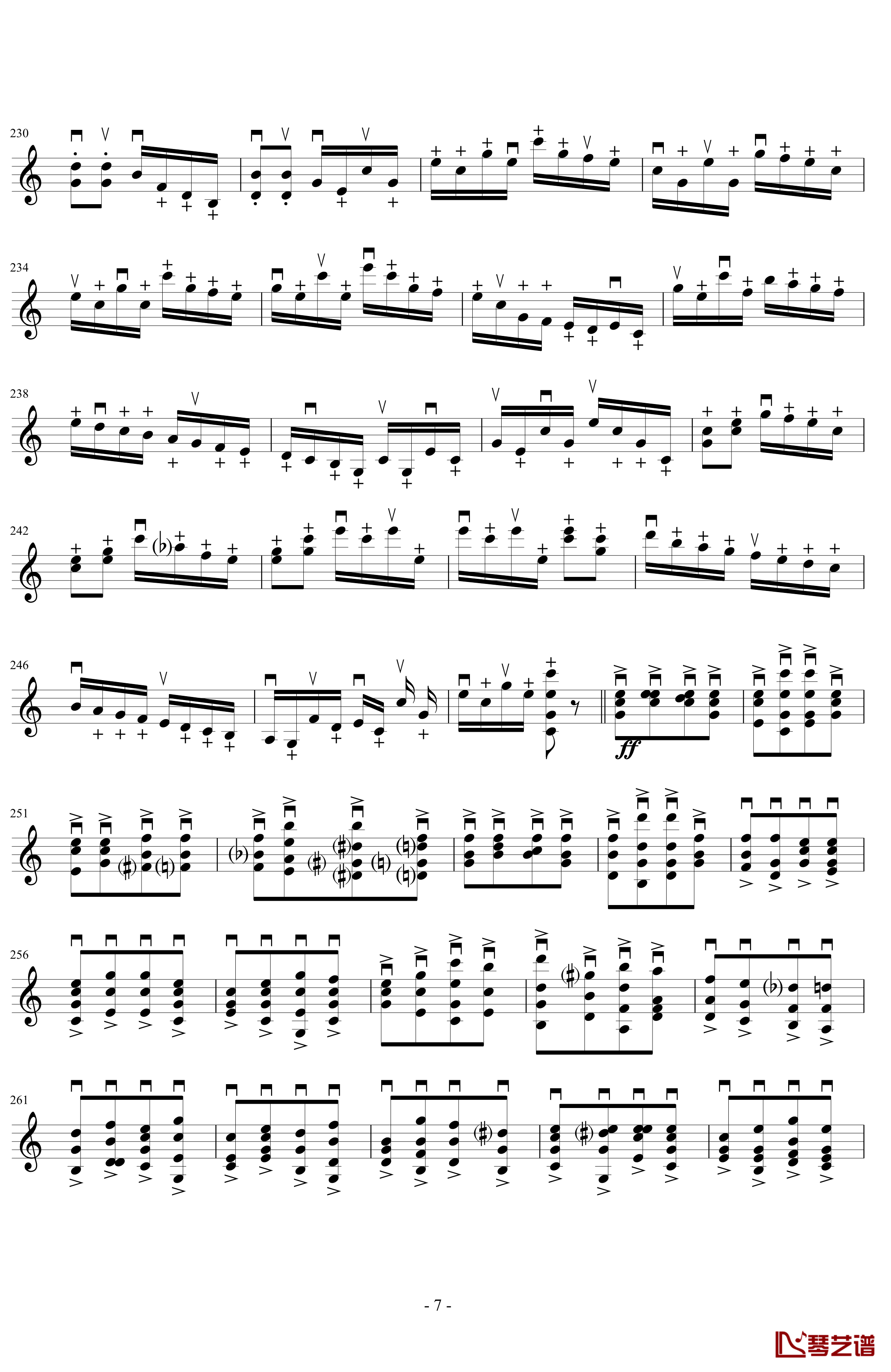 莫扎特主题变奏曲钢琴谱-DXF7