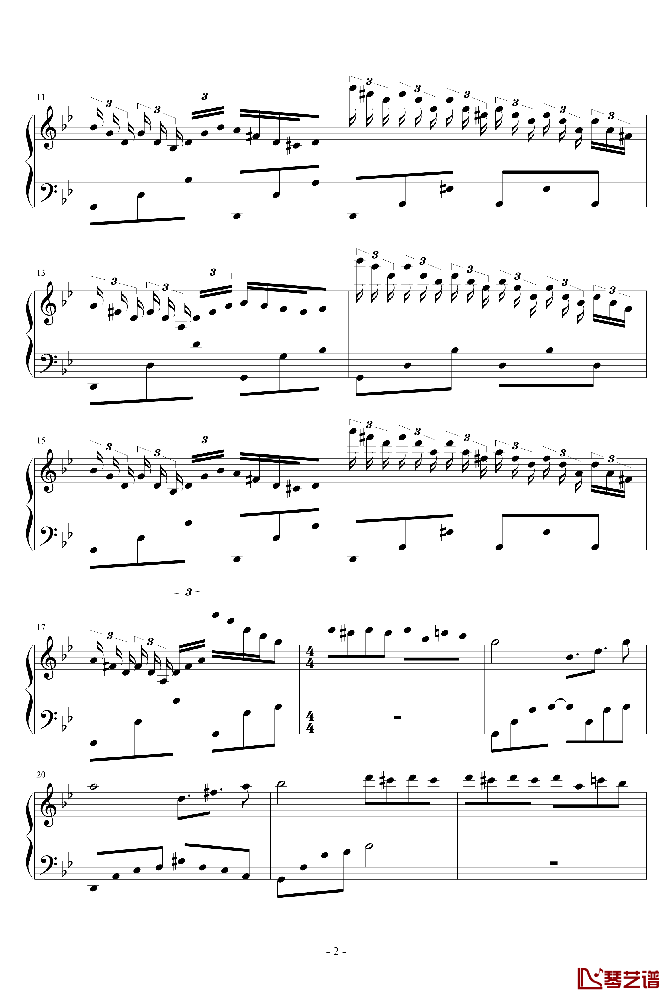 三大名著改版钢琴谱-Ｓòrγy.2