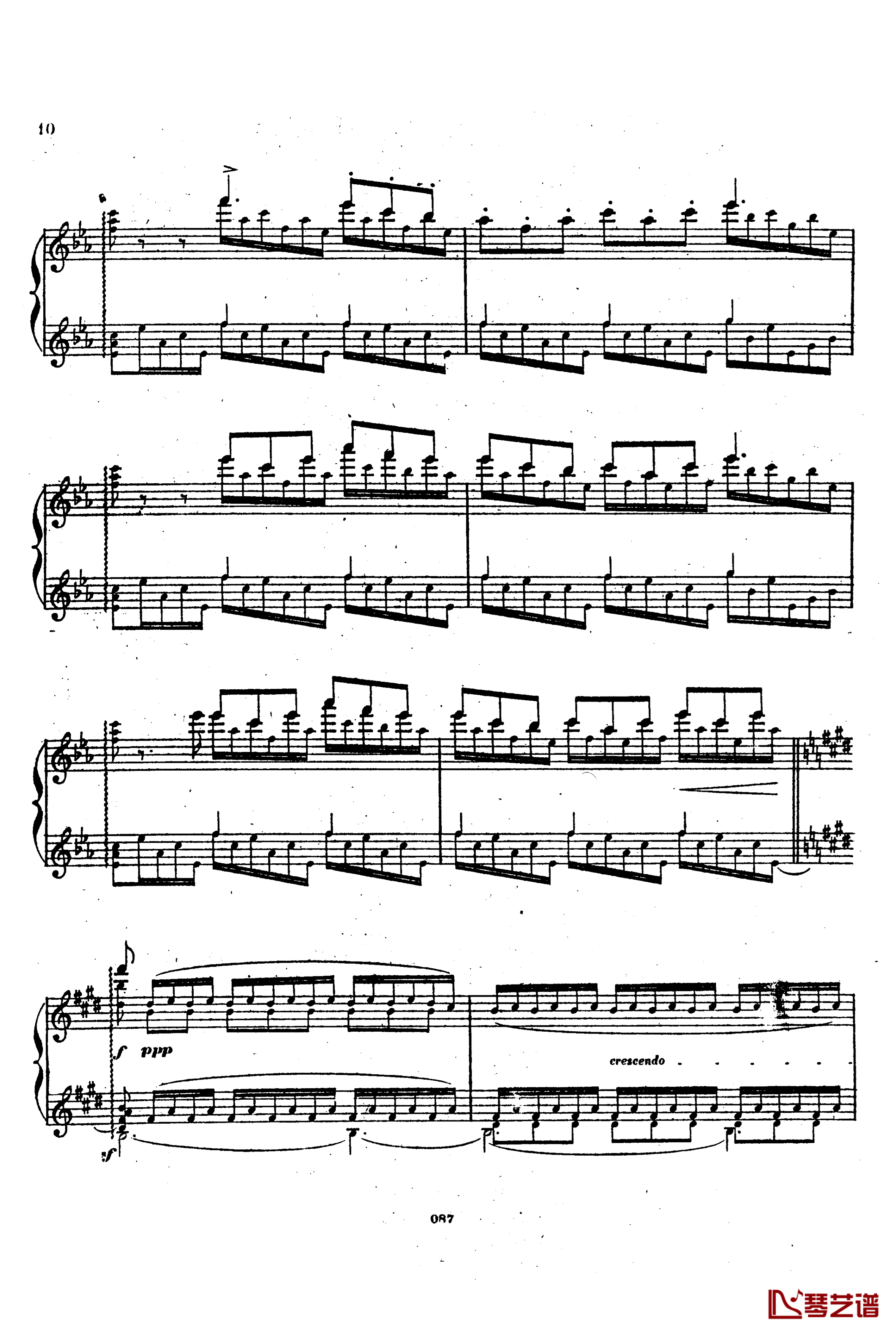 森林低语钢琴谱-瓦格纳9