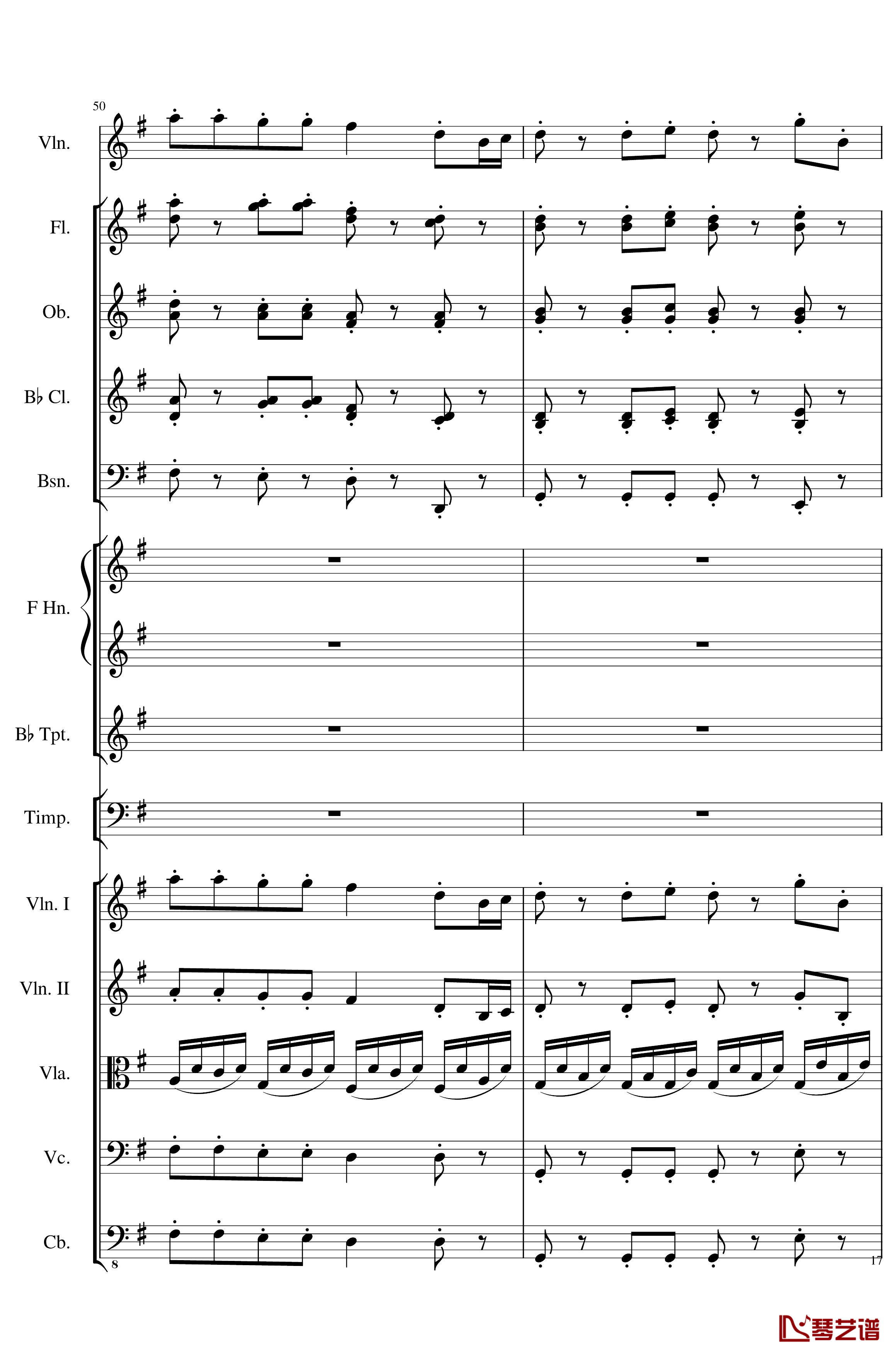 Rondo in G, Op.137钢琴谱-一个球17