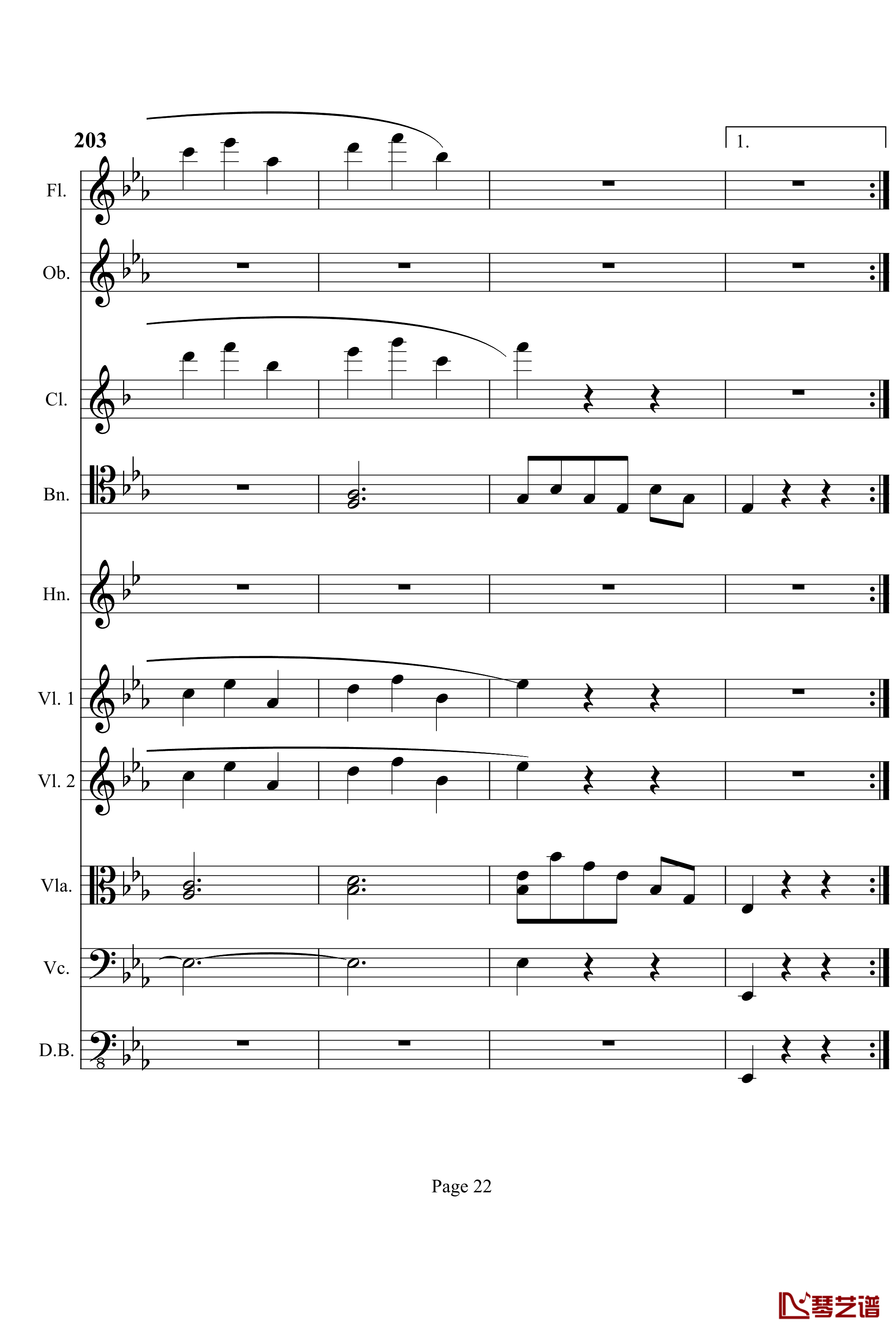 奏鸣曲之交响钢琴谱-第4首-Ⅲ-贝多芬-beethoven22