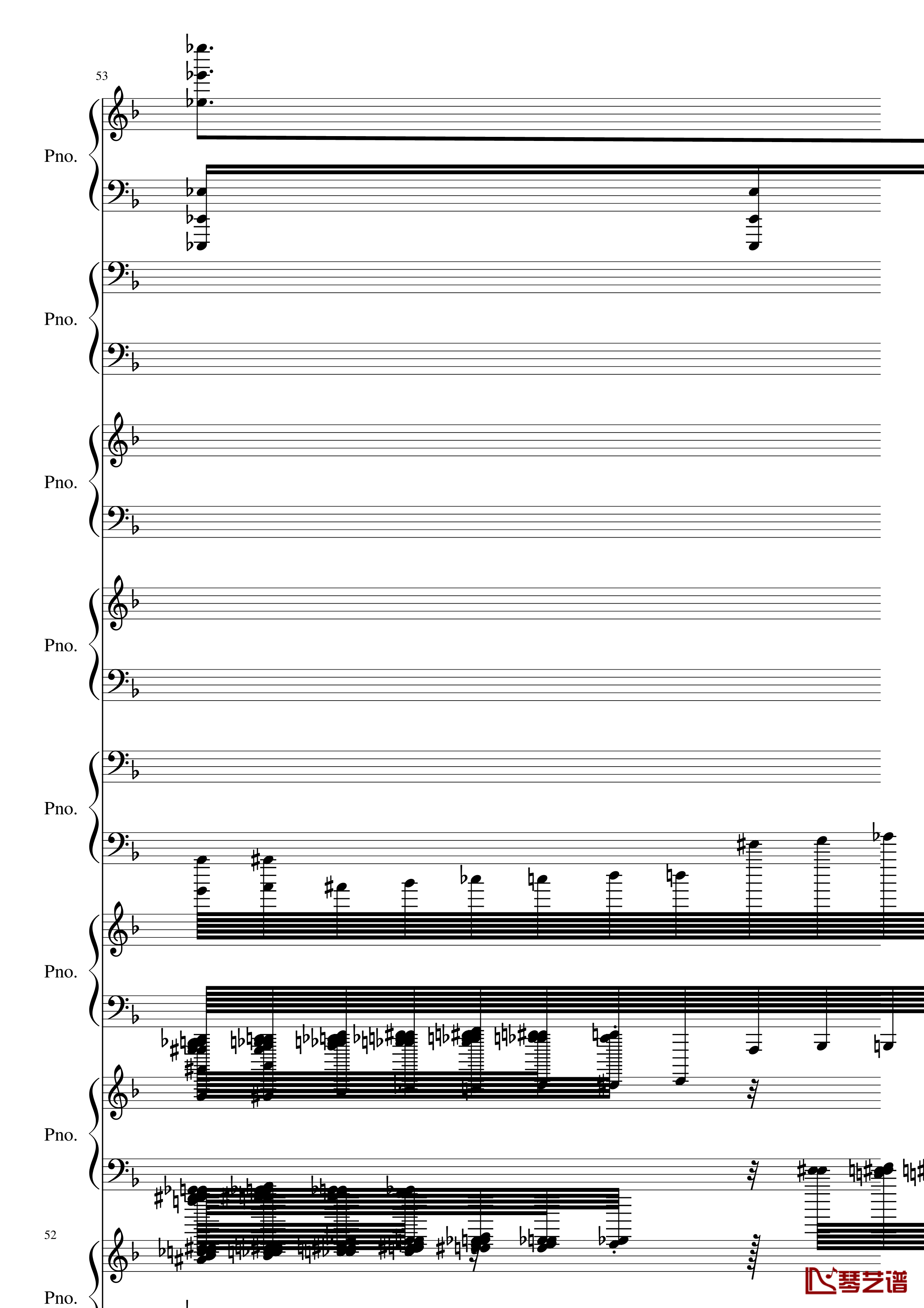 彩虹猫和Trololo钢琴谱-黑化52