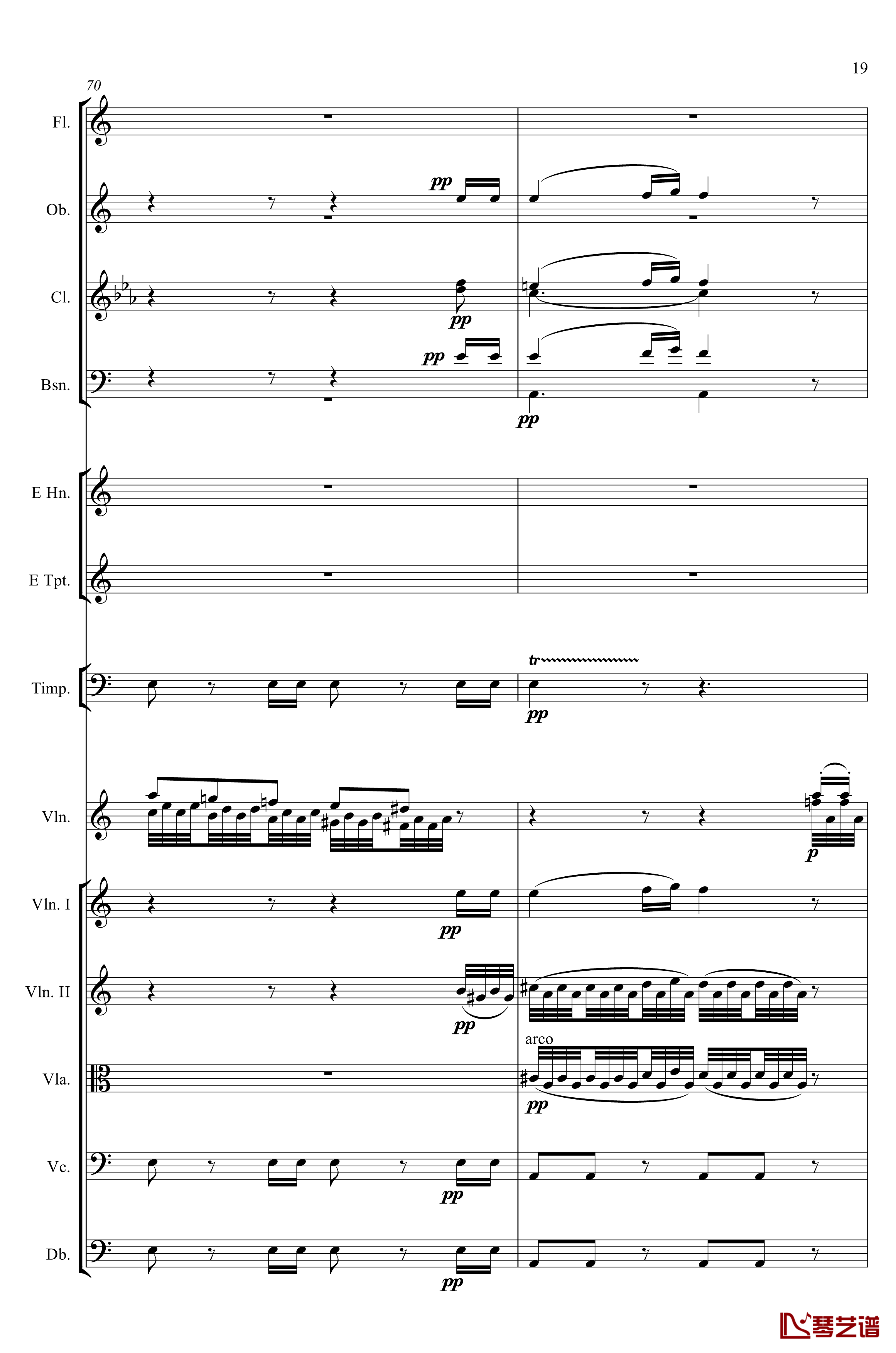 e小调小提琴协奏曲Op.64钢琴谱-第二乐章-Felix Mendelssohn19