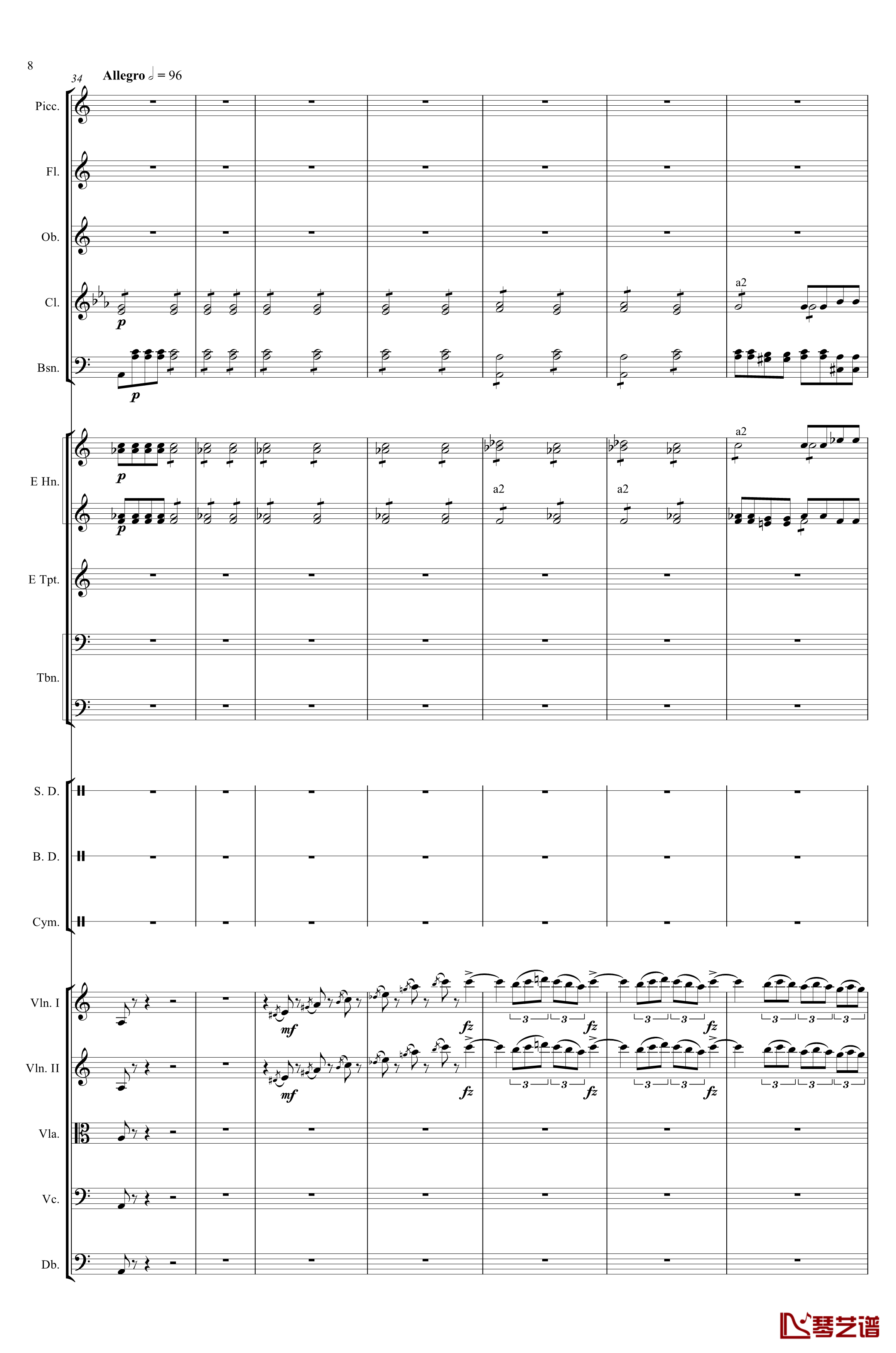 轻骑兵序曲钢琴谱-Franz von Suppe8