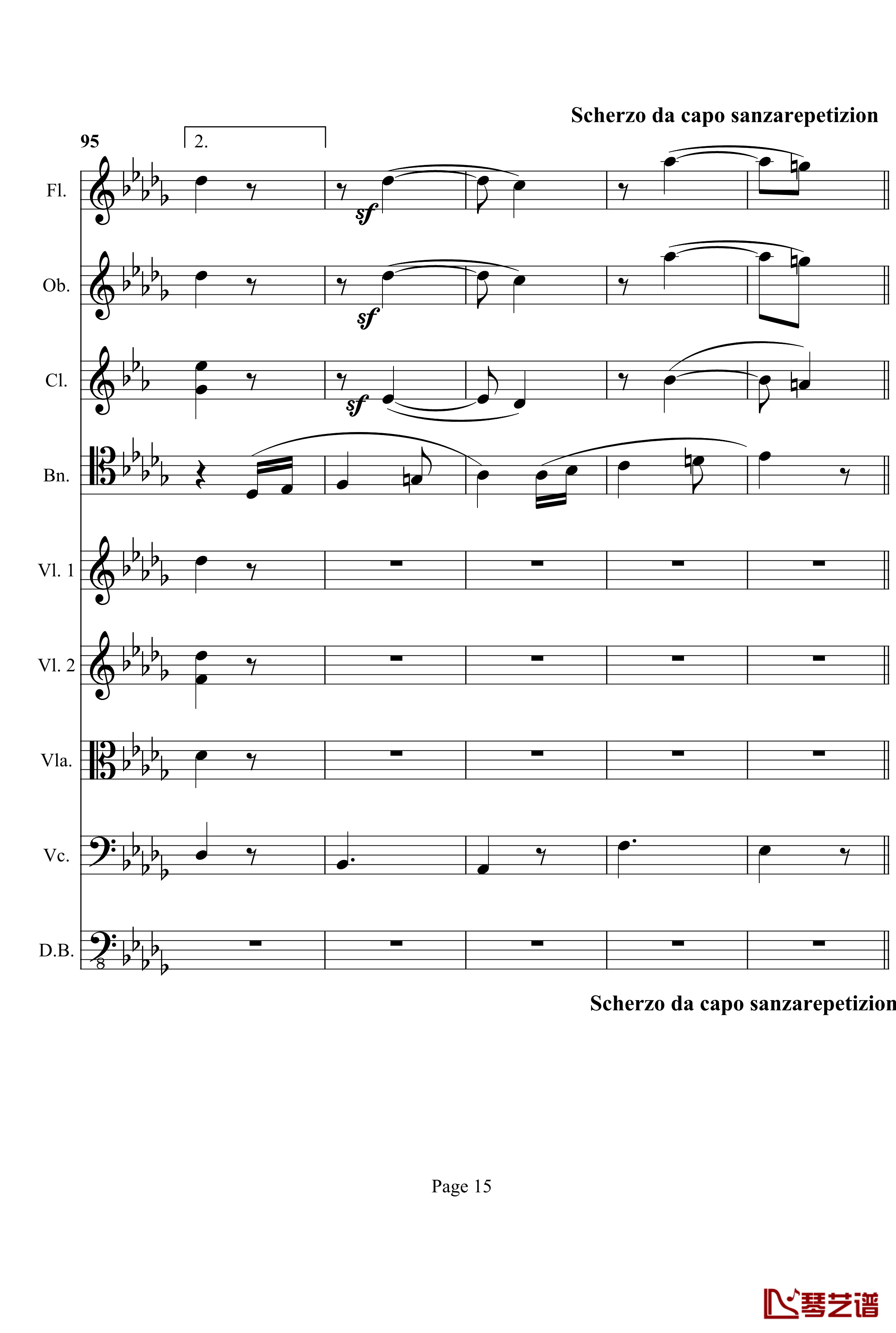 奏鸣曲之交响钢琴谱-第12首-Ⅱ-贝多芬-beethoven15
