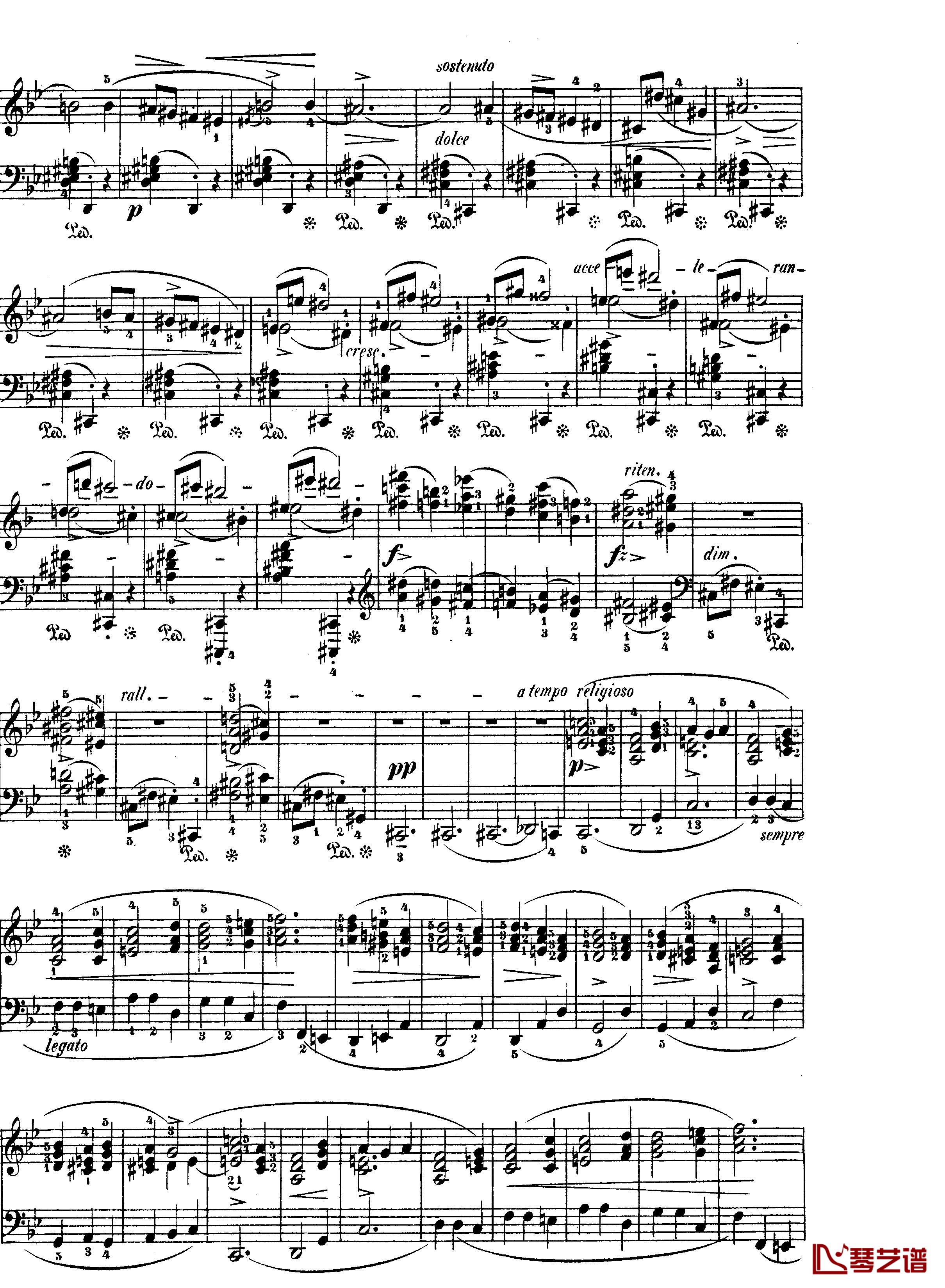 升F大调夜曲作品15号钢琴谱-Nocturne Op.15 No.3-肖邦-chopin2