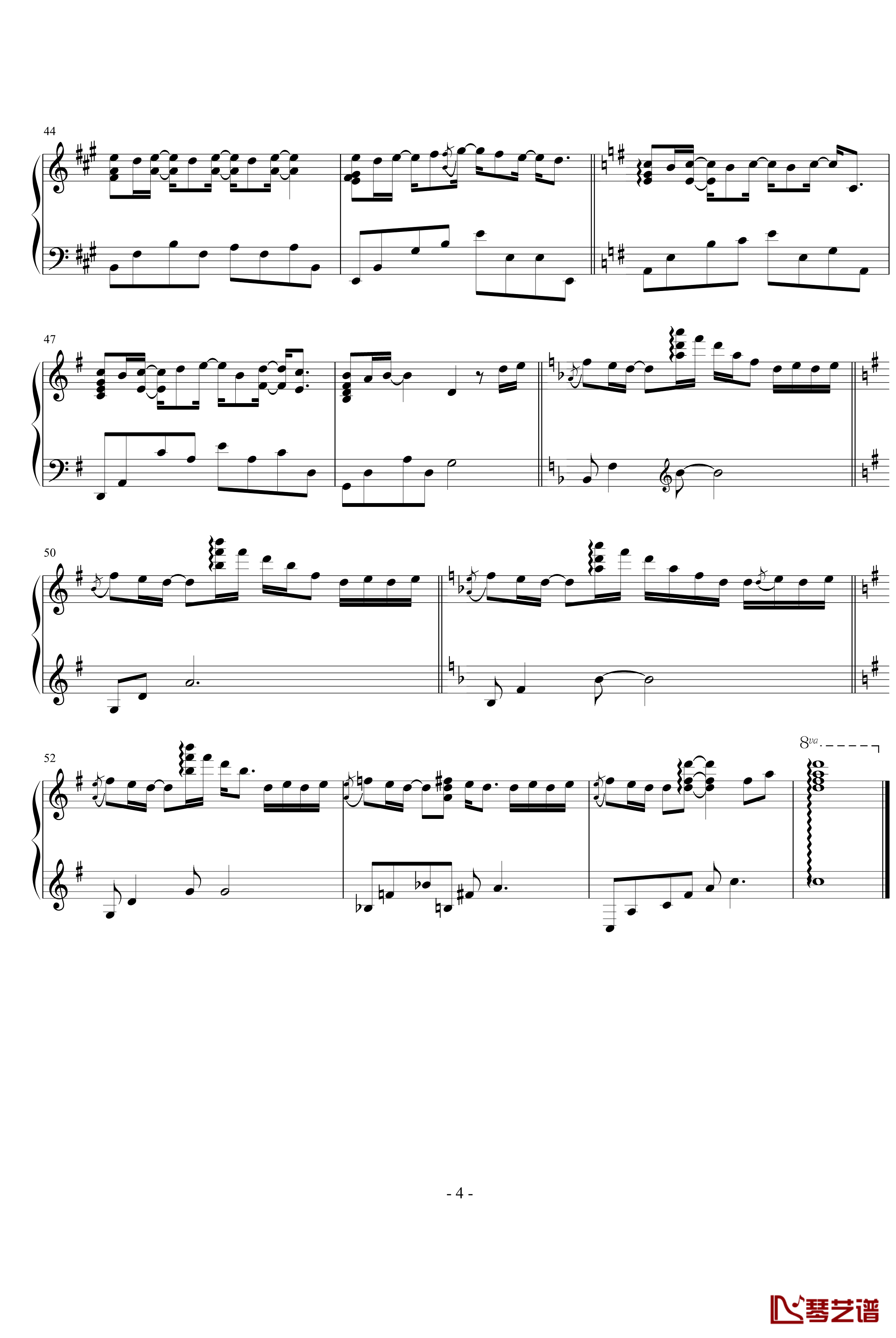 'Til I Find You钢琴谱-Yiruma4