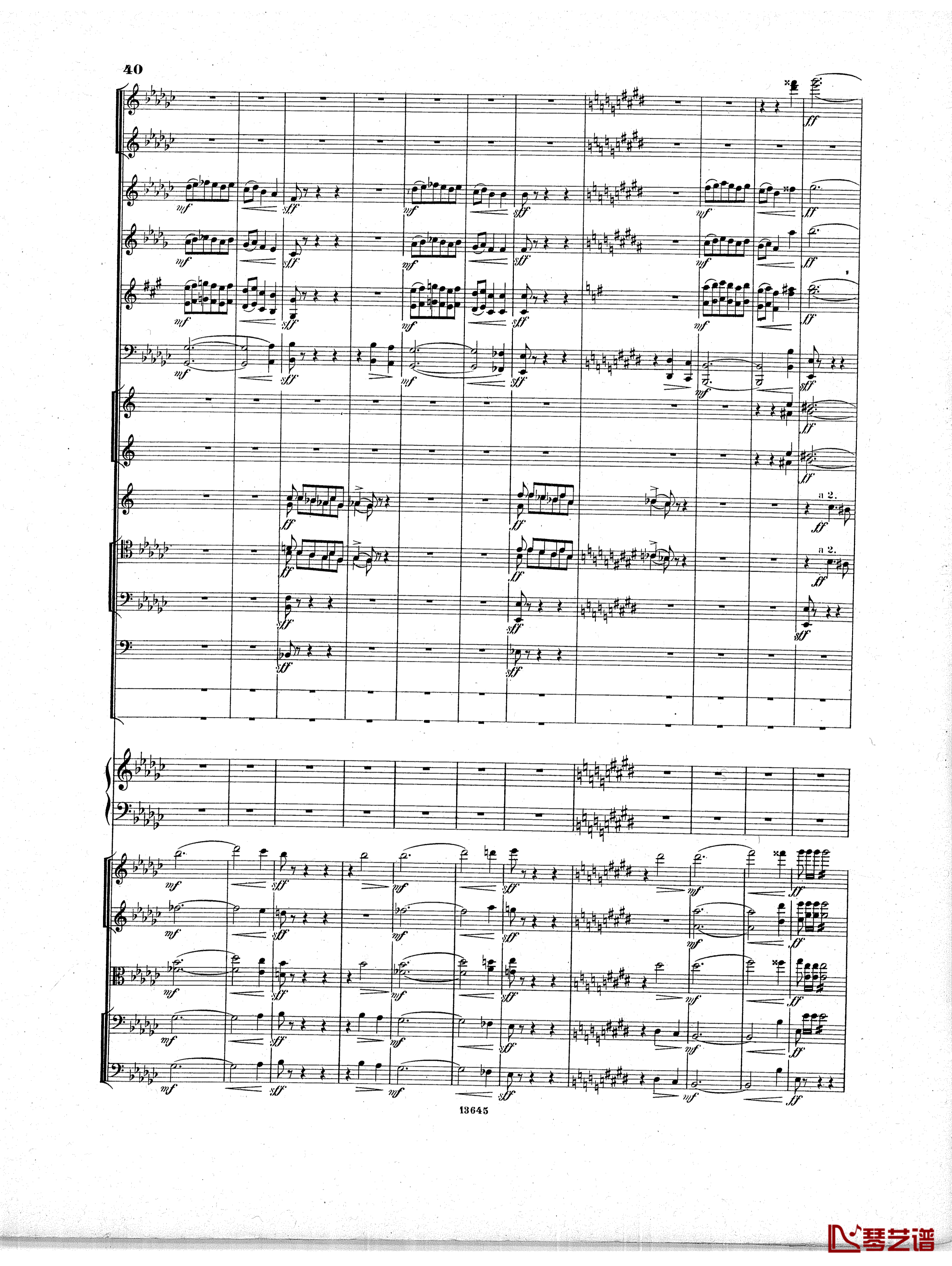 Lyapunov 降E小调第一钢琴协奏曲 Op.4钢琴谱-Lyapunov39