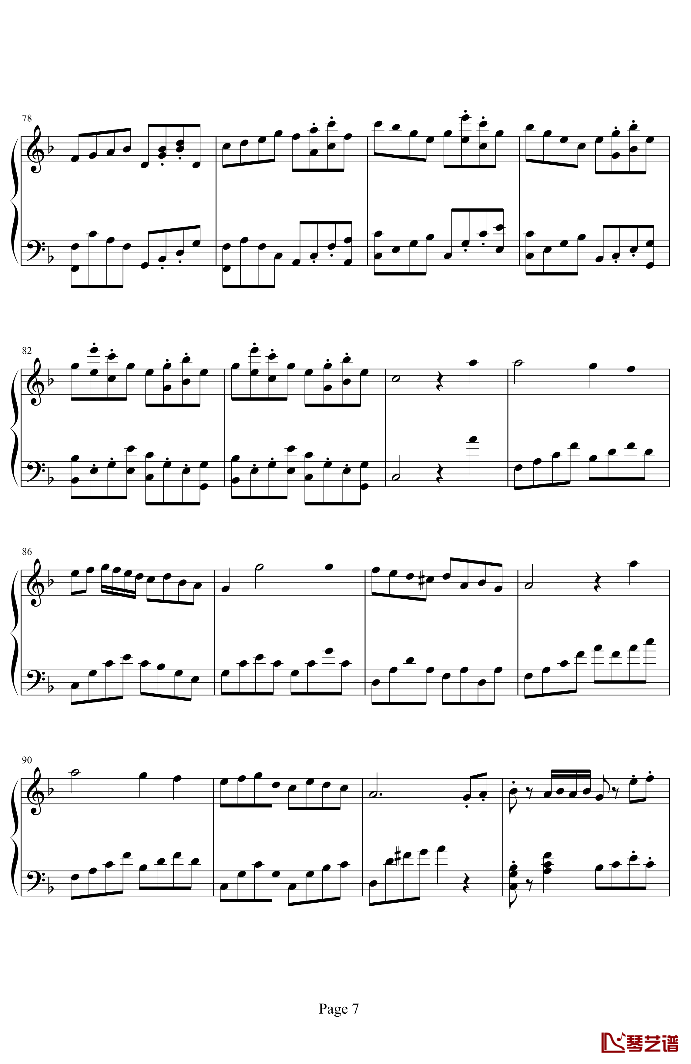F大调回旋曲钢琴谱-修改版-.伊dên-H137