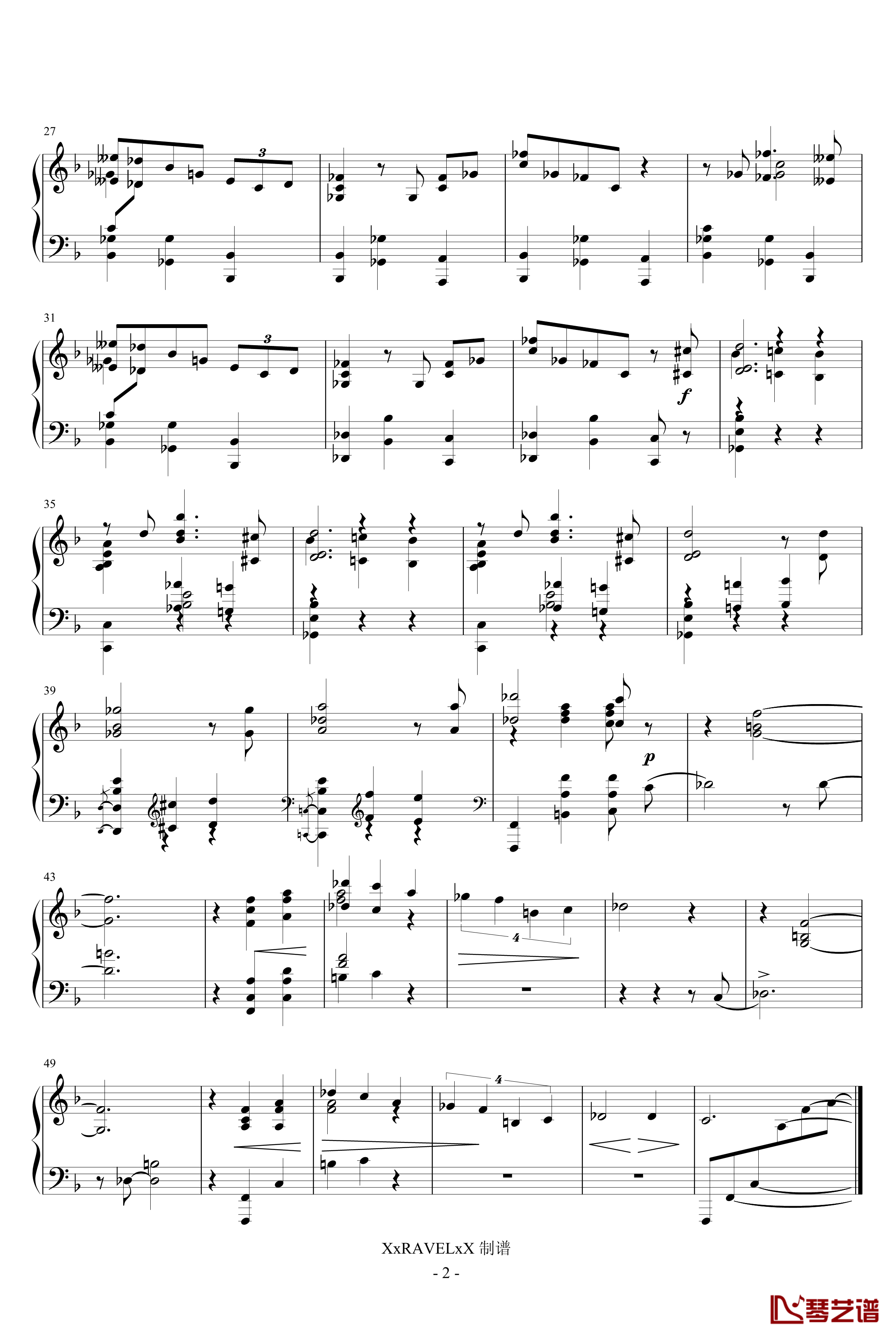 准圆舞曲Op.47钢琴谱-斯克里亚宾2