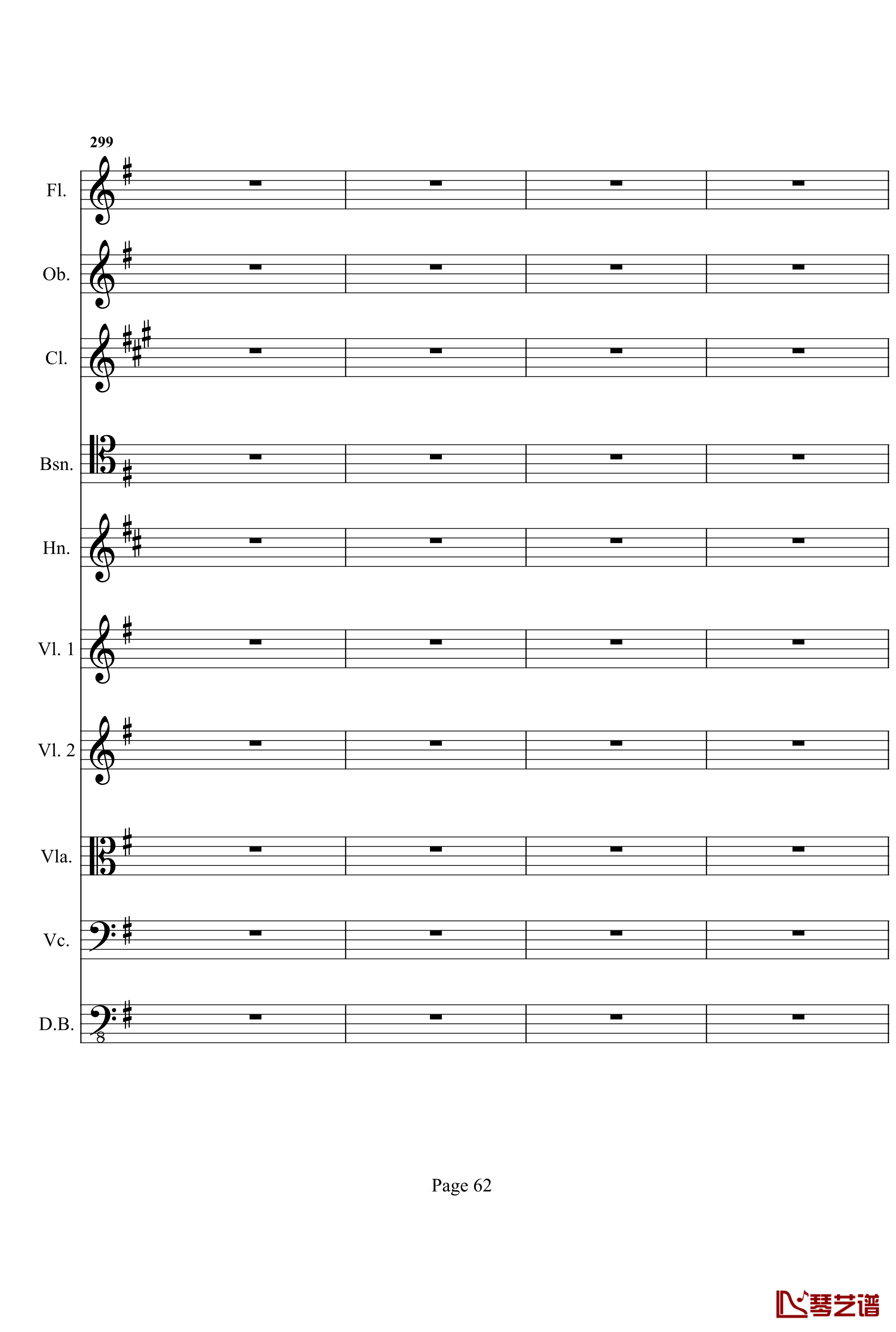 奏鸣曲之交响钢琴谱- 第十首-Ⅰ-贝多芬-beethoven62