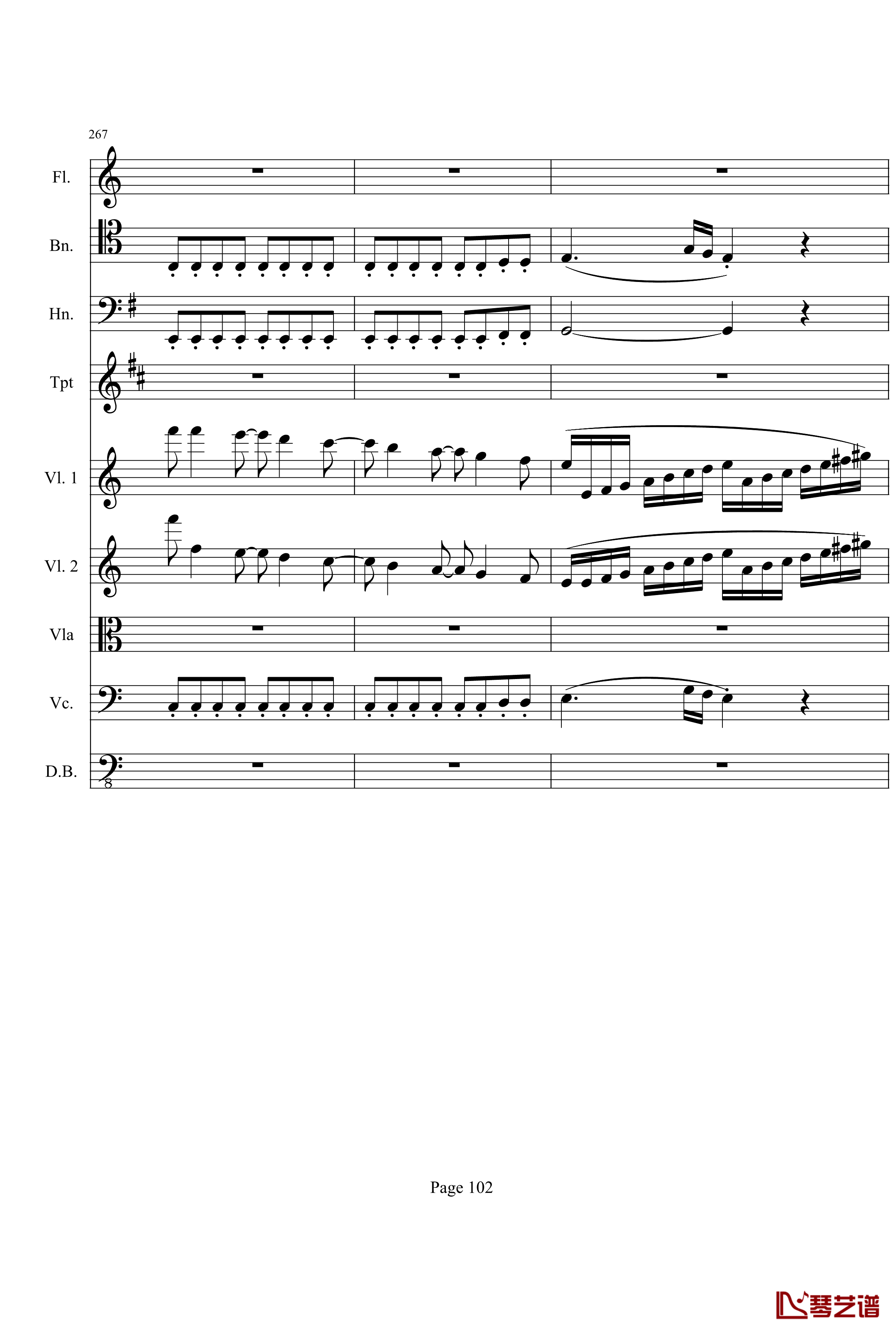 奏鸣曲之交响钢琴谱-第21-Ⅰ-贝多芬-beethoven102