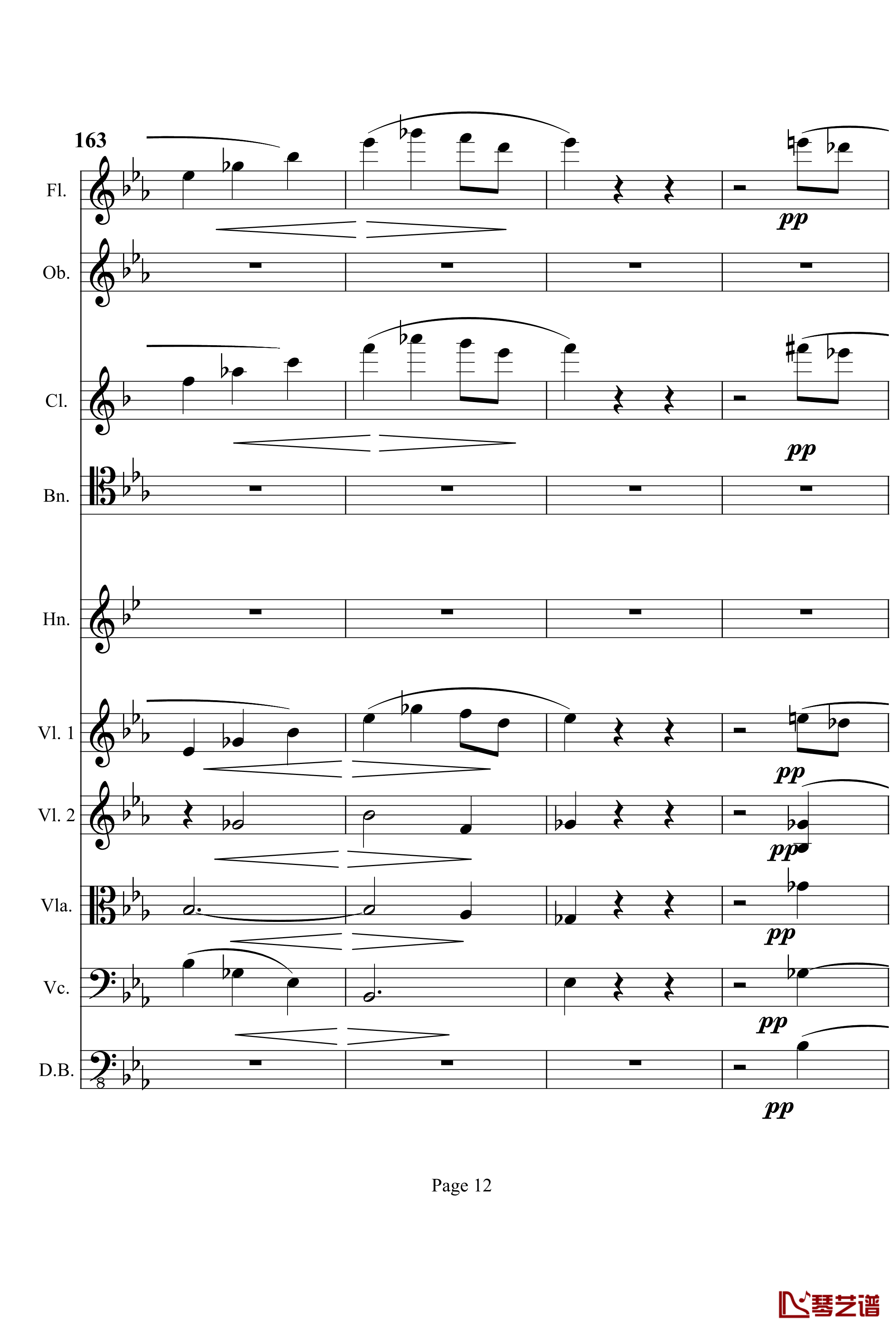 奏鸣曲之交响钢琴谱-第4首-Ⅲ-贝多芬-beethoven12