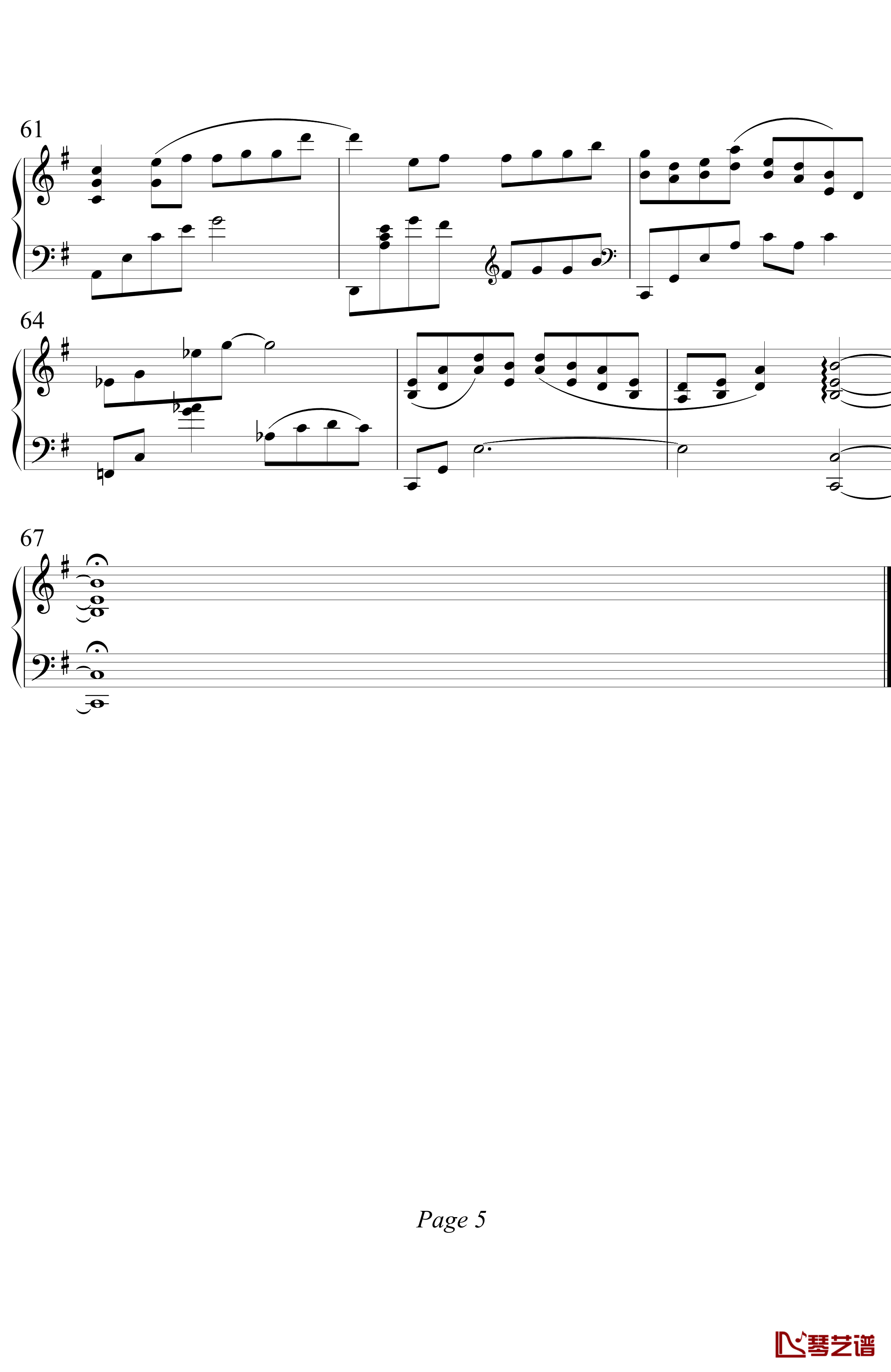 overture钢琴谱-Yiruma5