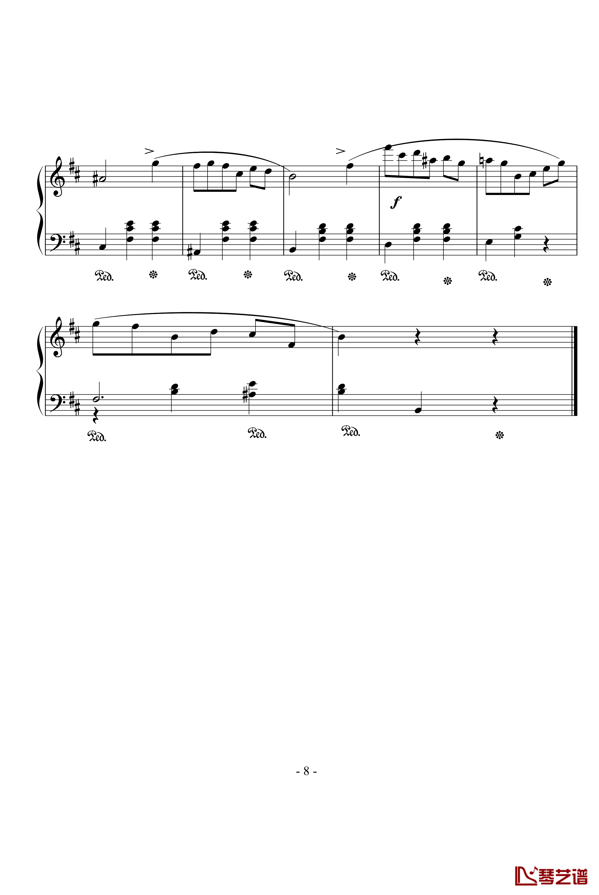 圆舞曲钢琴谱-肖邦-chopin8
