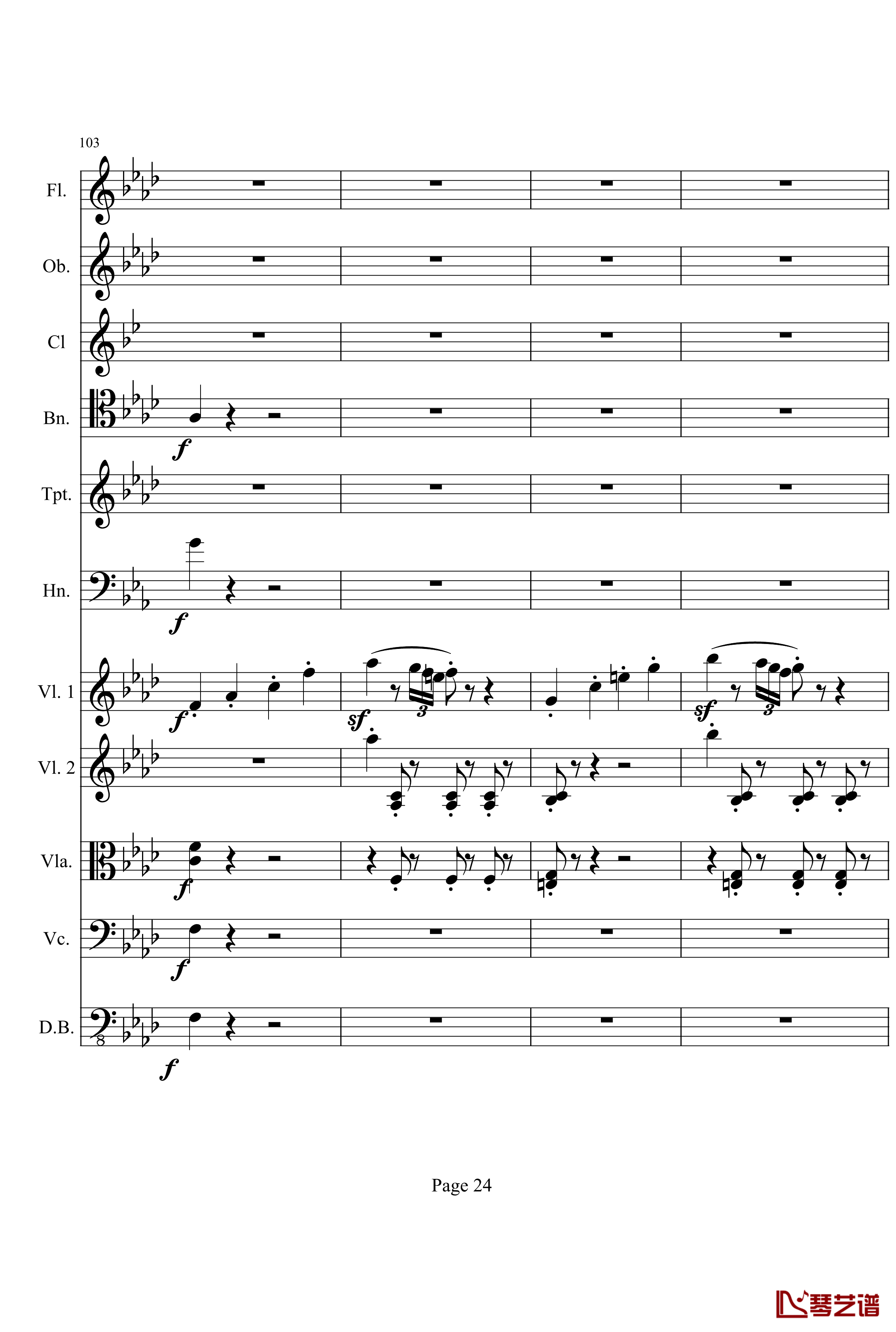 奏鸣曲之交响钢琴谱-第1首-Ⅰ-贝多芬-beethoven24