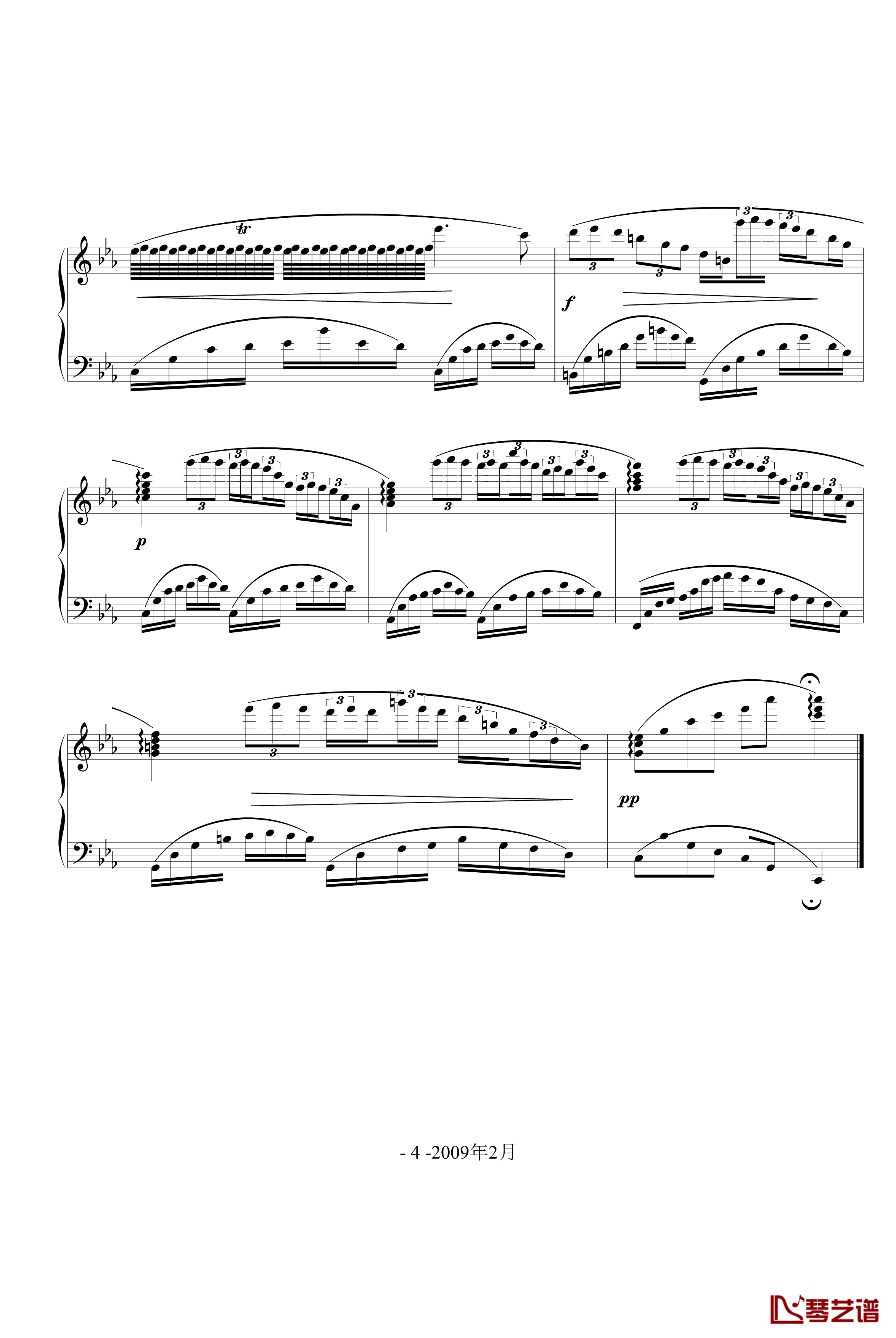 Chopin钢琴谱-龙哥们4