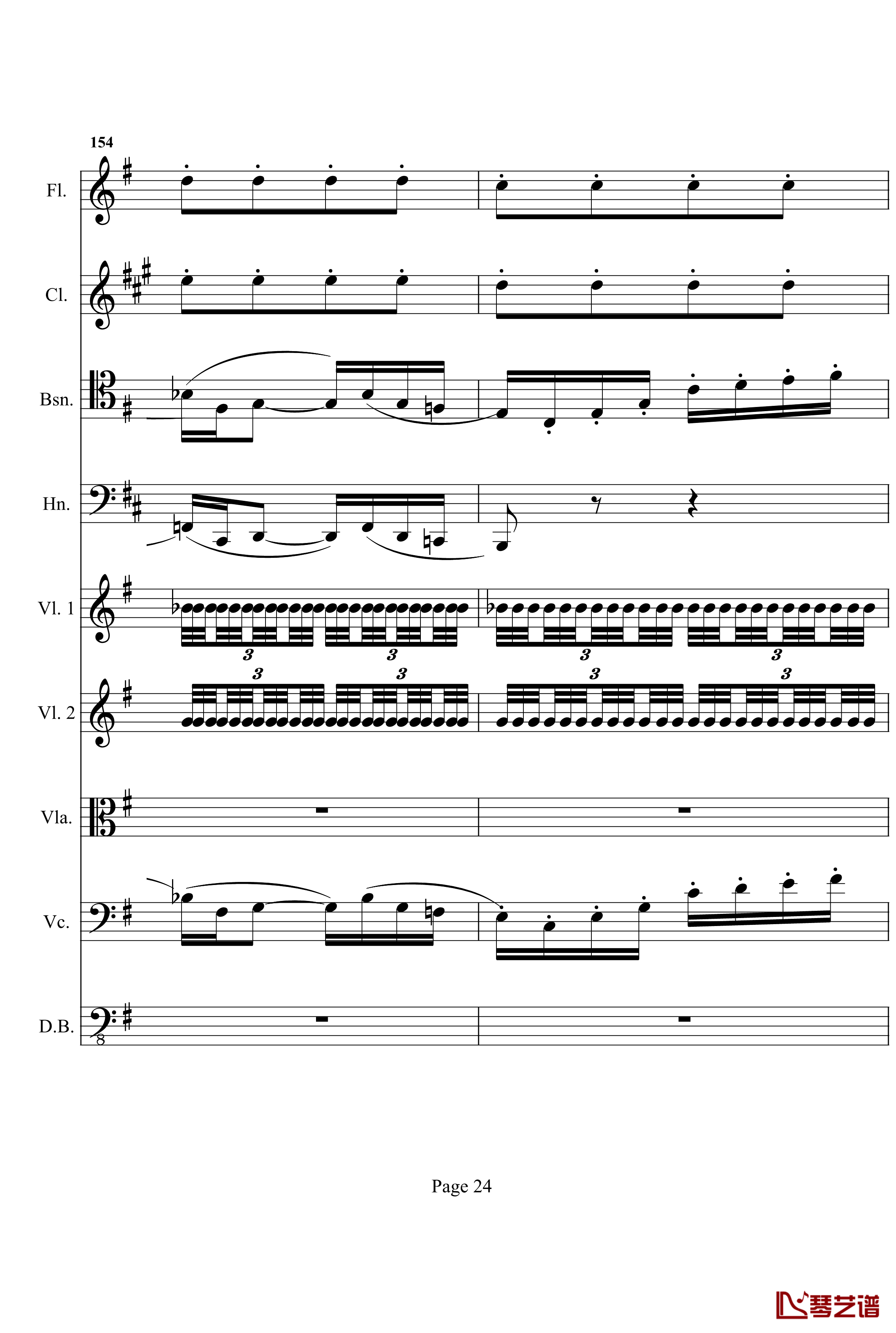 奏鸣曲之交响钢琴谱- 第十首-Ⅰ-贝多芬-beethoven24