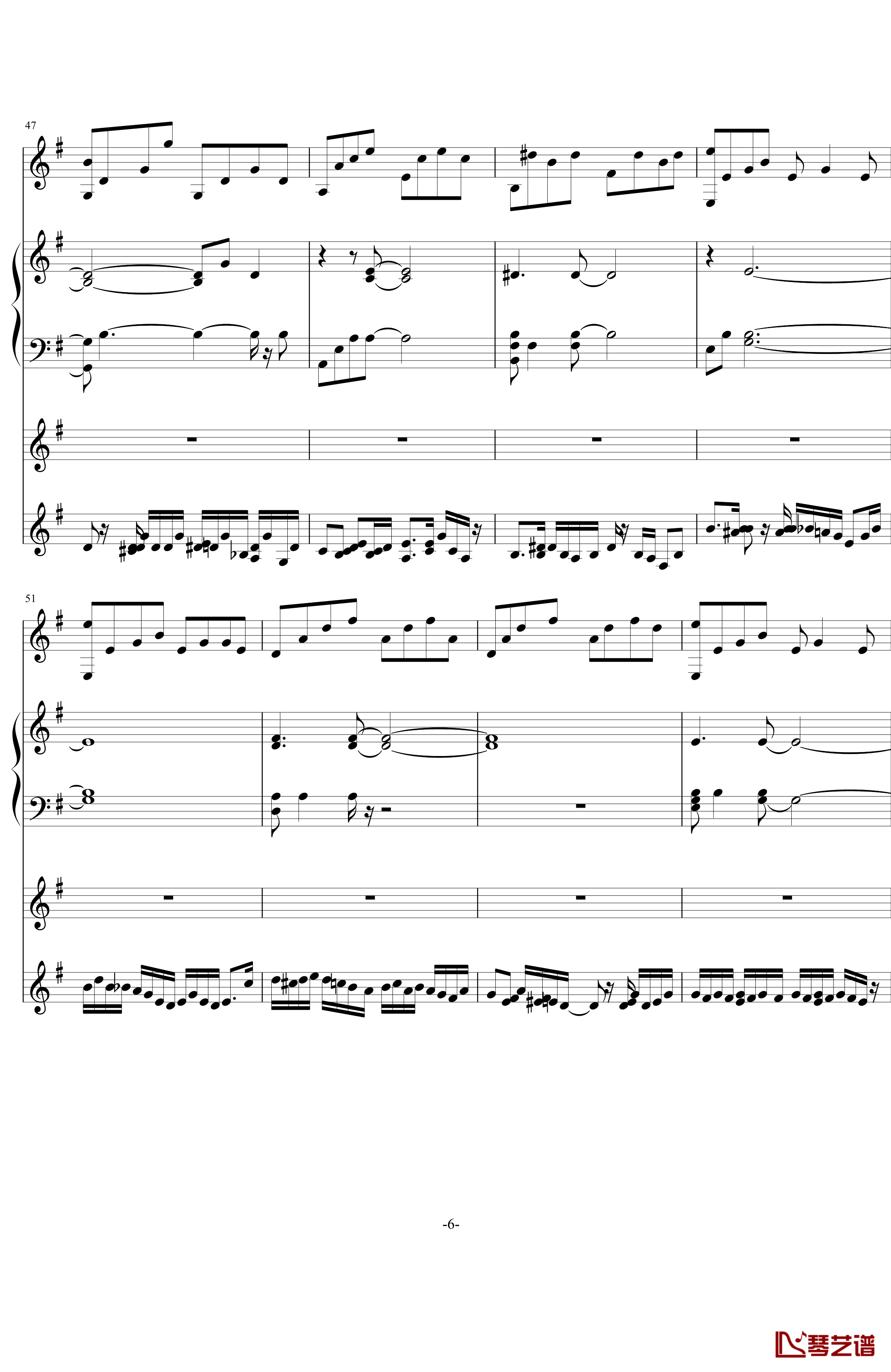 中提琴协奏版钢琴谱-含有钢琴独奏-老奠6