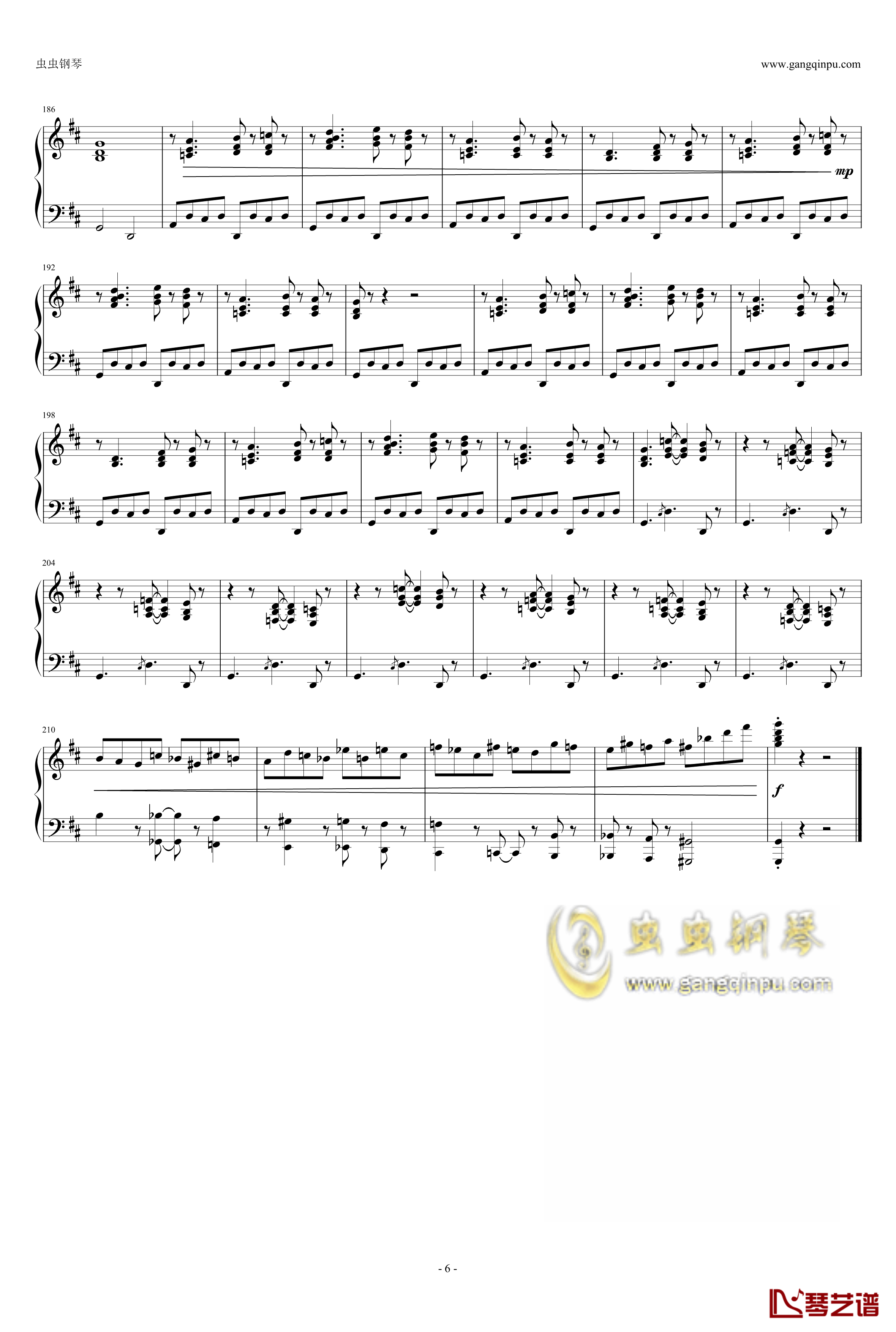 Jazz Chopin Etude Op.25 No.9钢琴谱-独奏-Bernd Lhotzky6