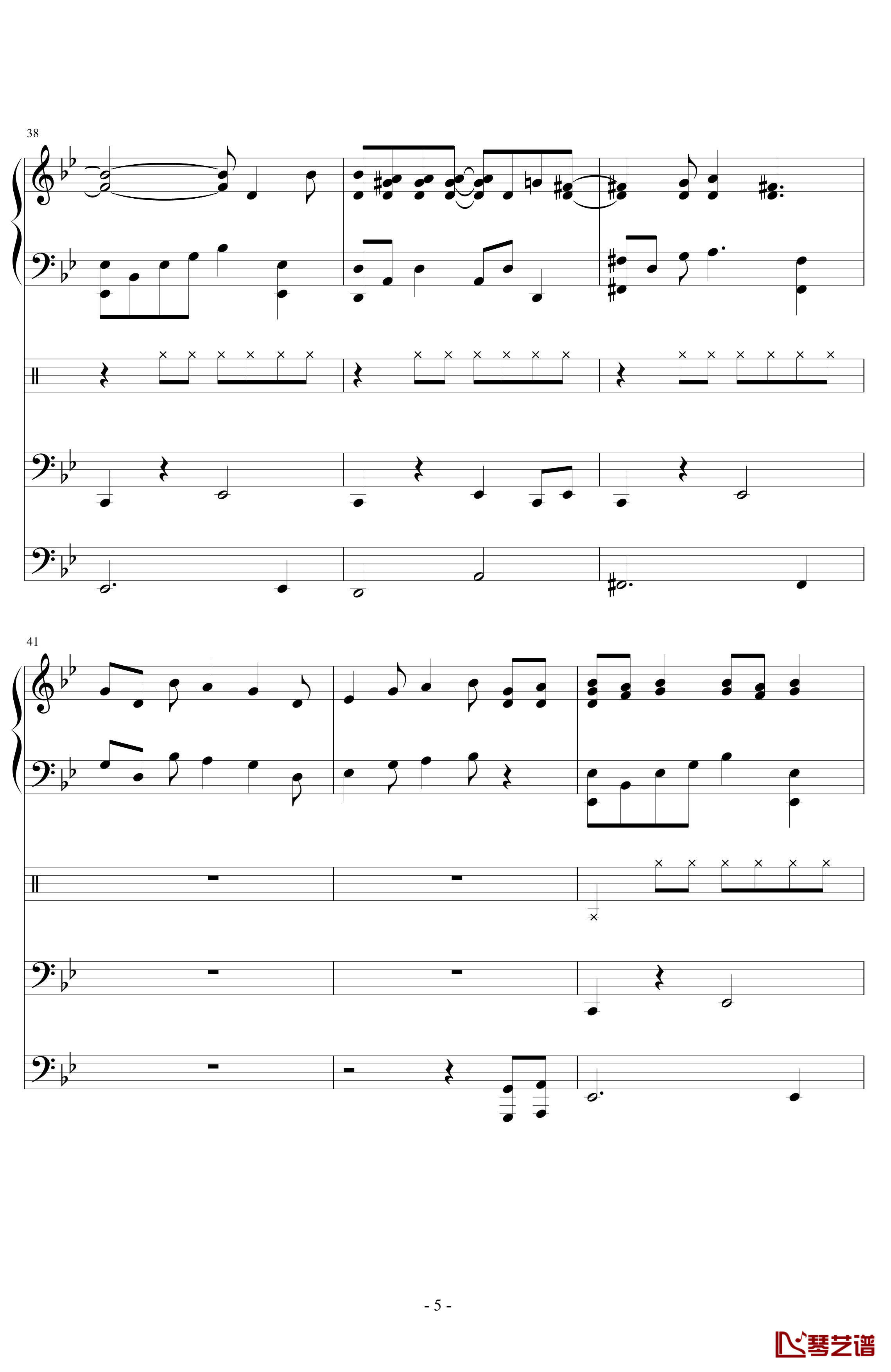 Annabelle钢琴谱-悲伤钢琴5