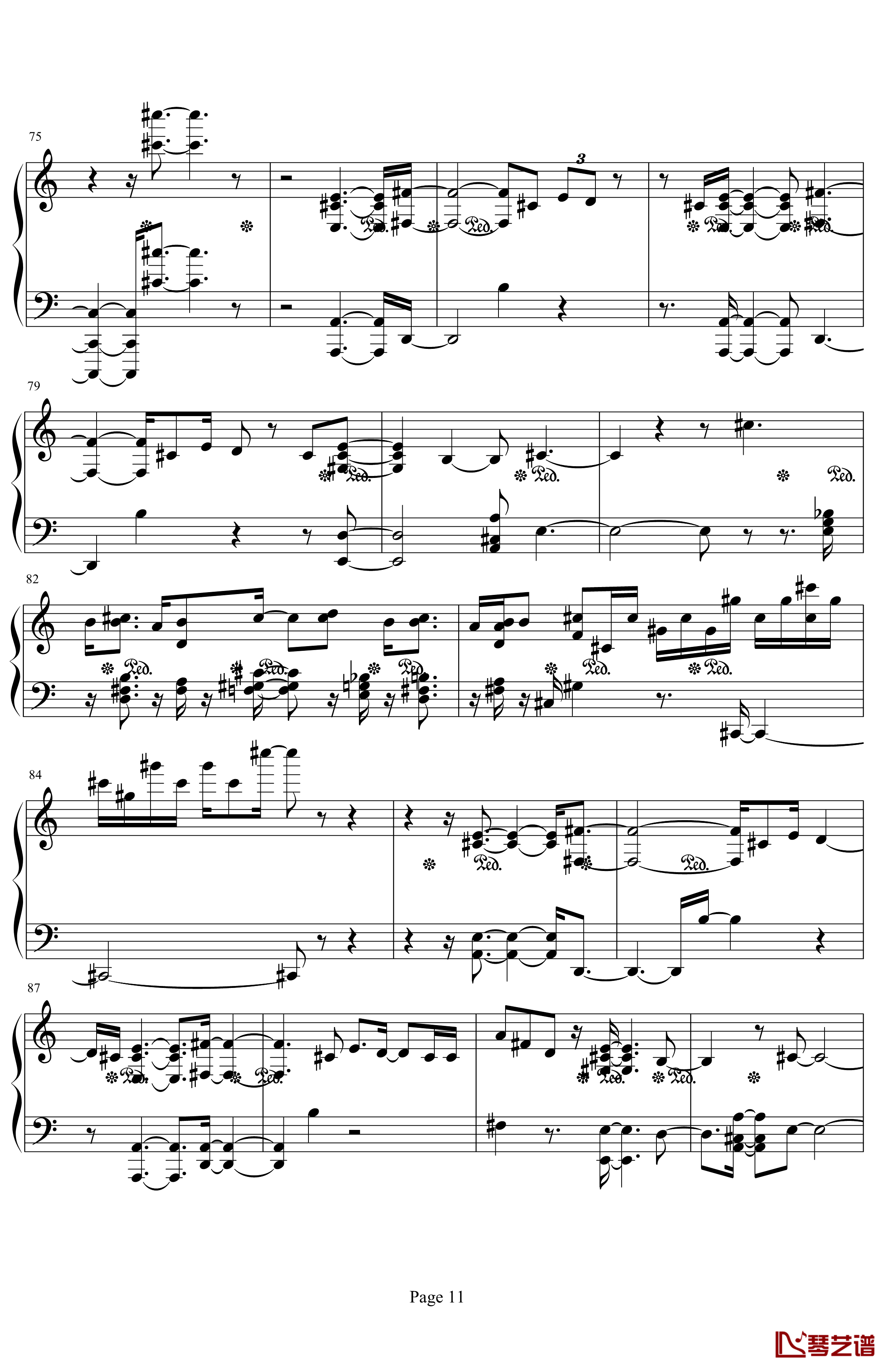 肖邦第二诙谐曲钢琴谱-肖邦-chopin11