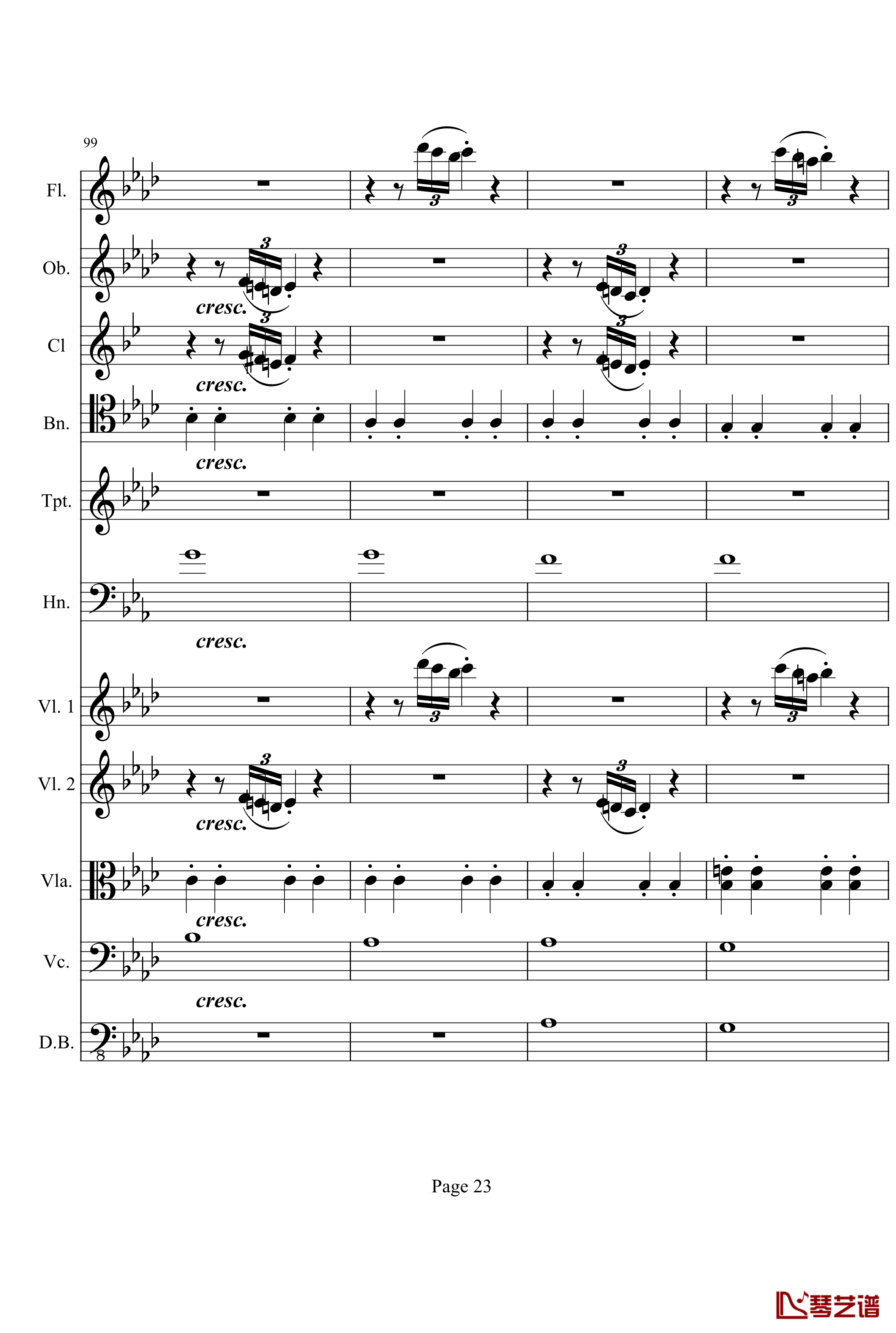 奏鸣曲之交响钢琴谱-第1首-Ⅰ-贝多芬-beethoven23