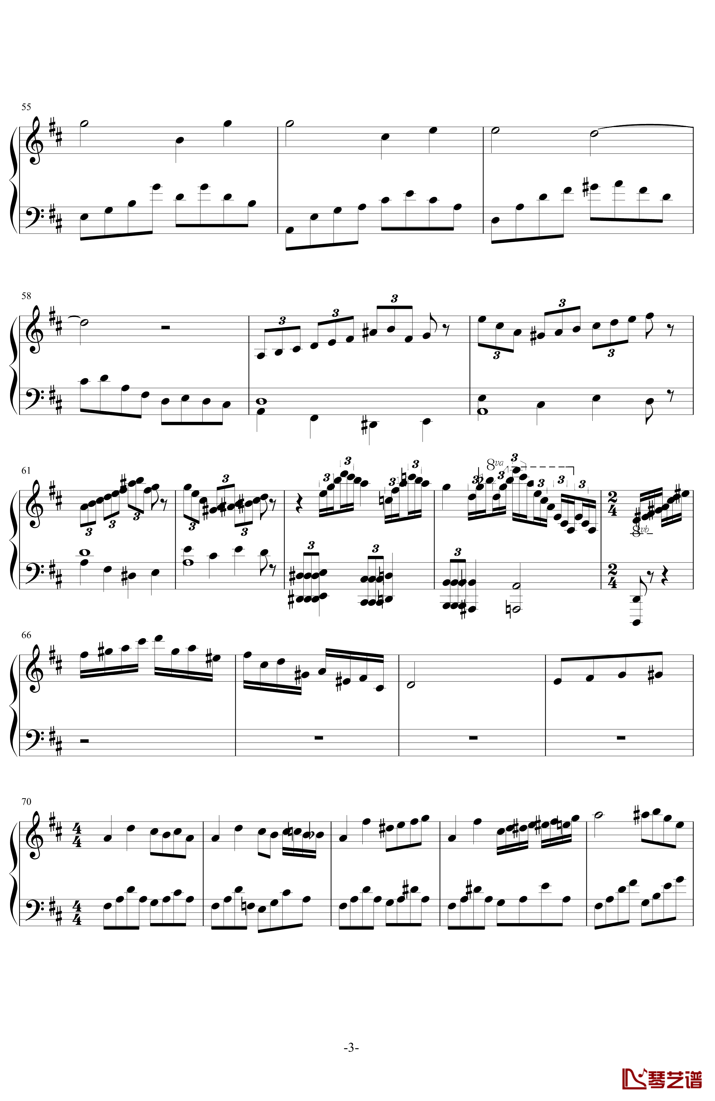 小谐谑曲钢琴谱-Antoniu3