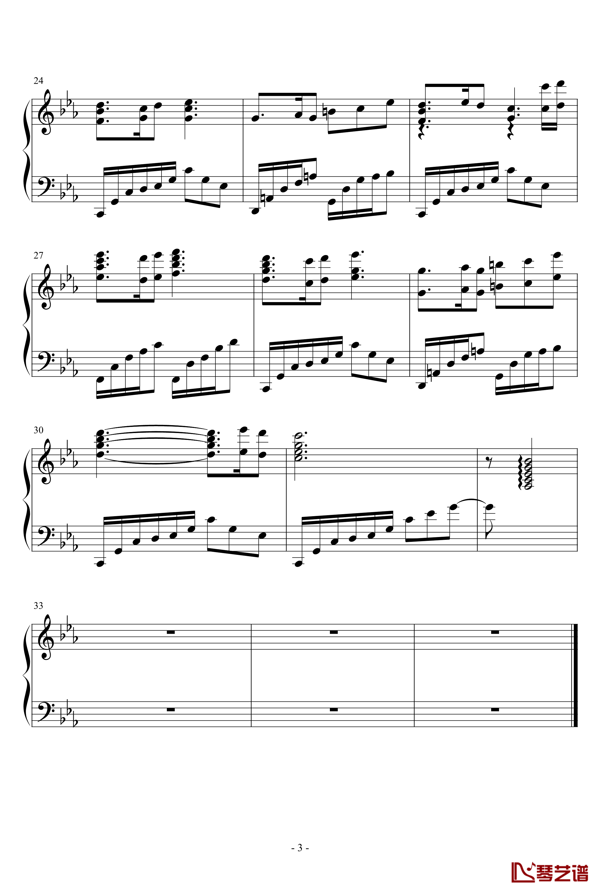 lacrimosa of dana钢琴谱-伊苏83
