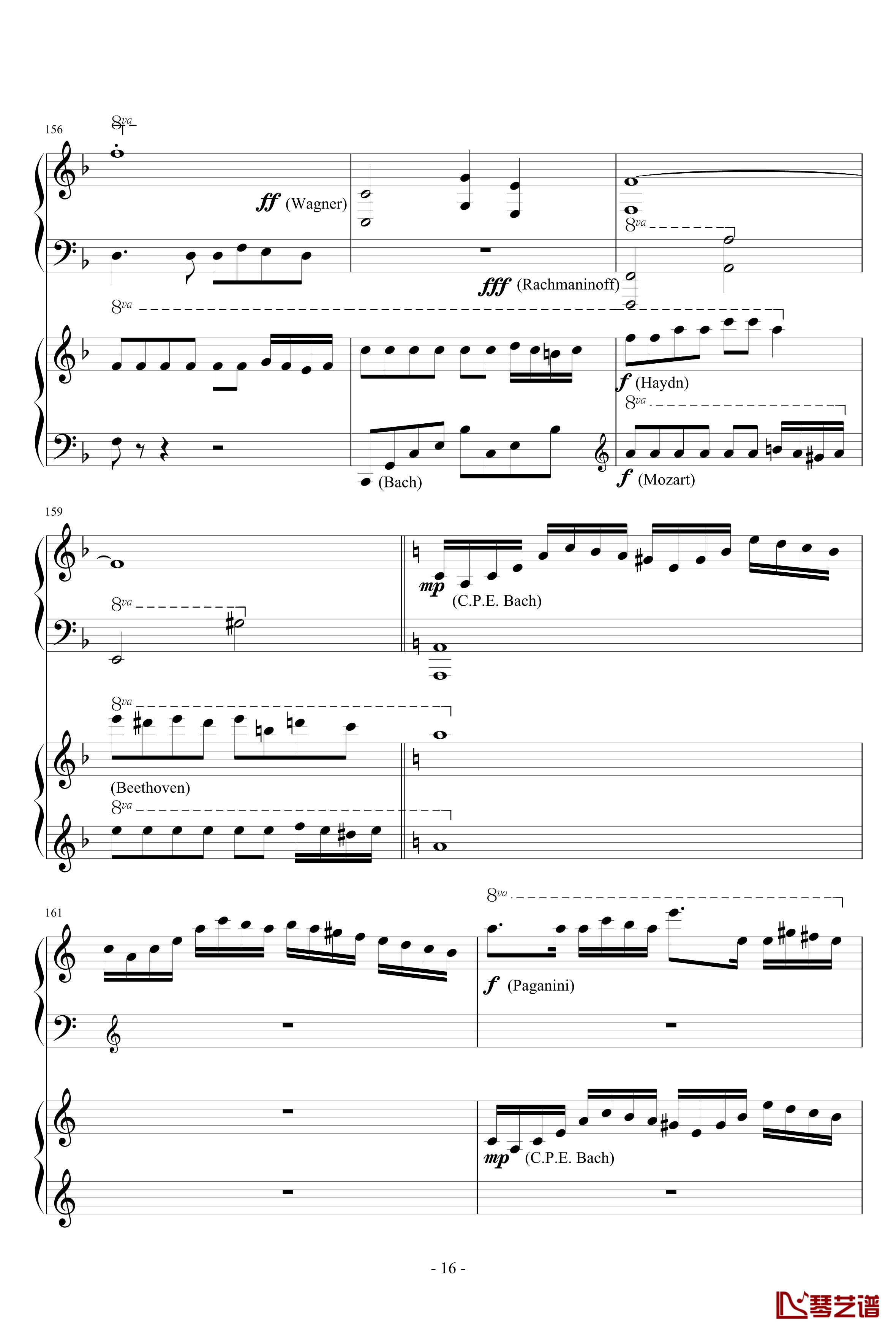 Fusion For Two Pianos钢琴谱-Grant Woolard16
