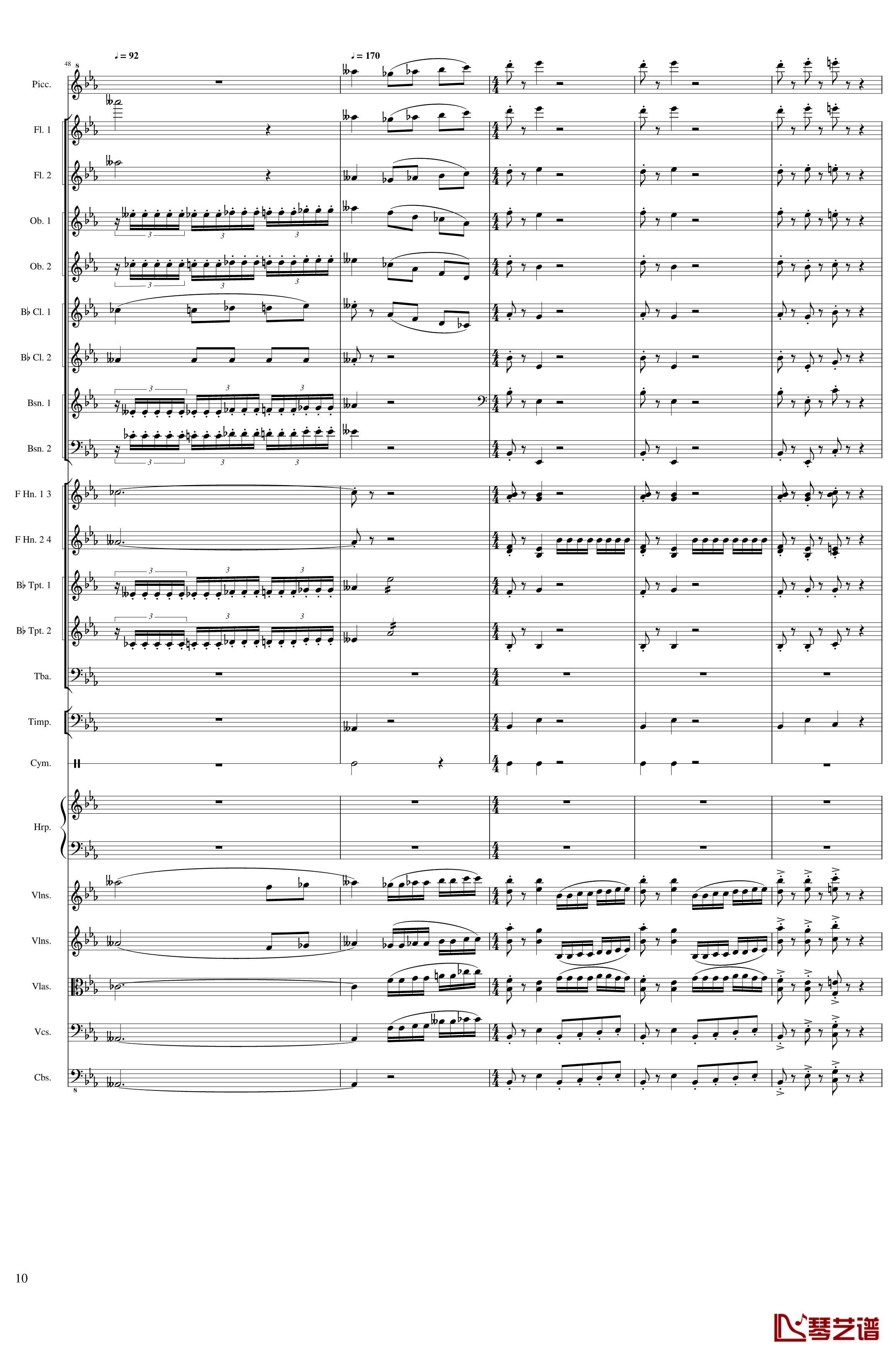 Symphonic Poem No.2, Op.65钢琴谱-一个球10