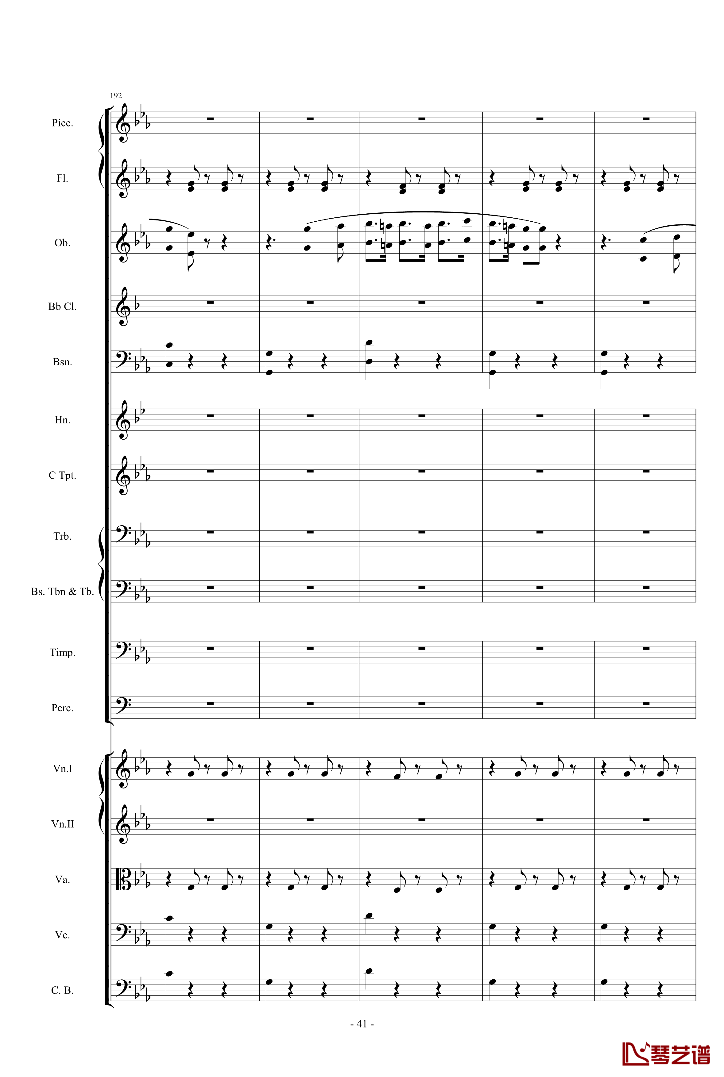 愤怒的小鸟交响曲第三乐章Op.5 no.3钢琴谱-1057257841
