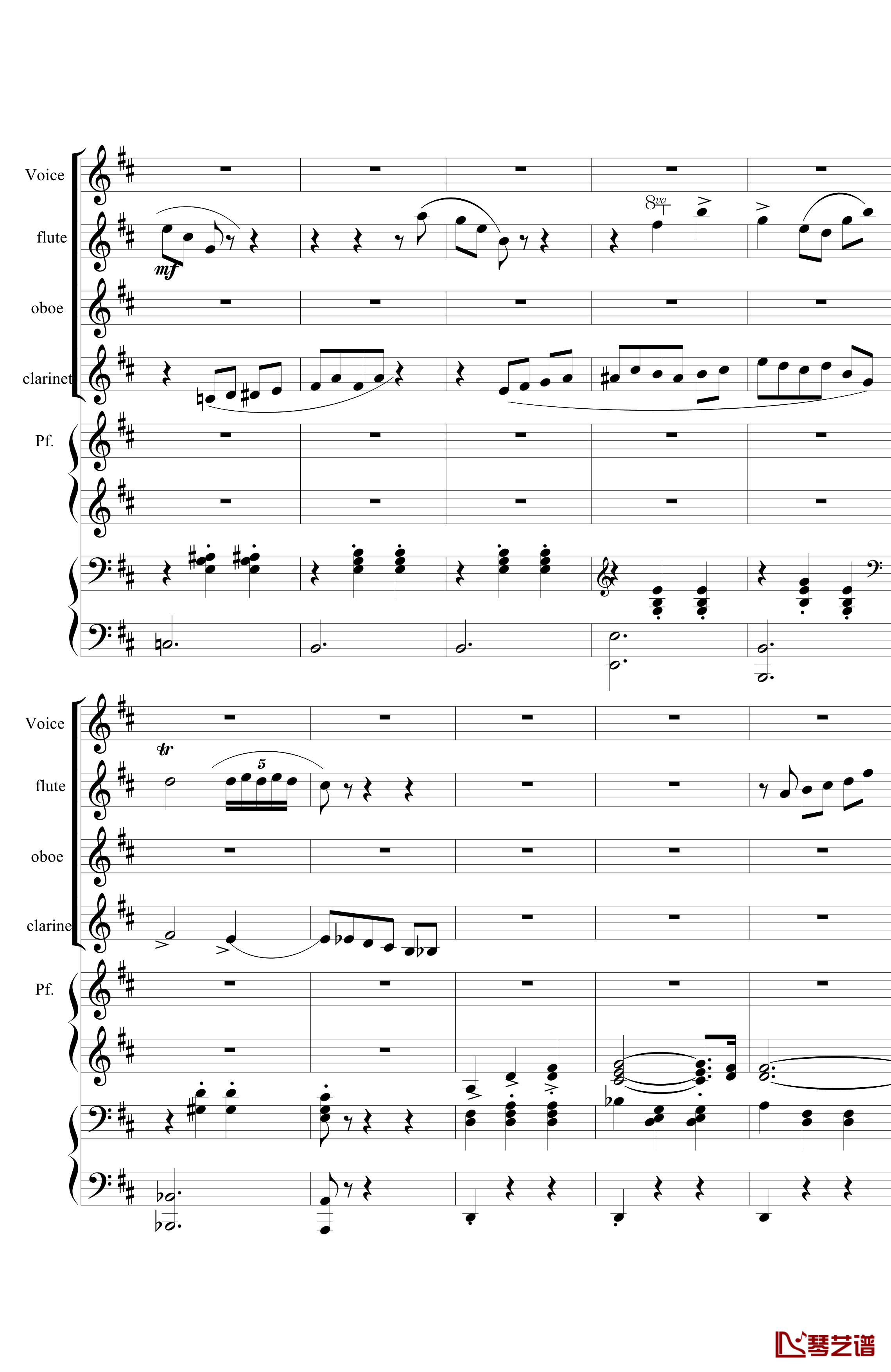 花之圆舞曲钢琴谱-室内乐-柴科夫斯基-Peter Ilyich Tchaikovsky8