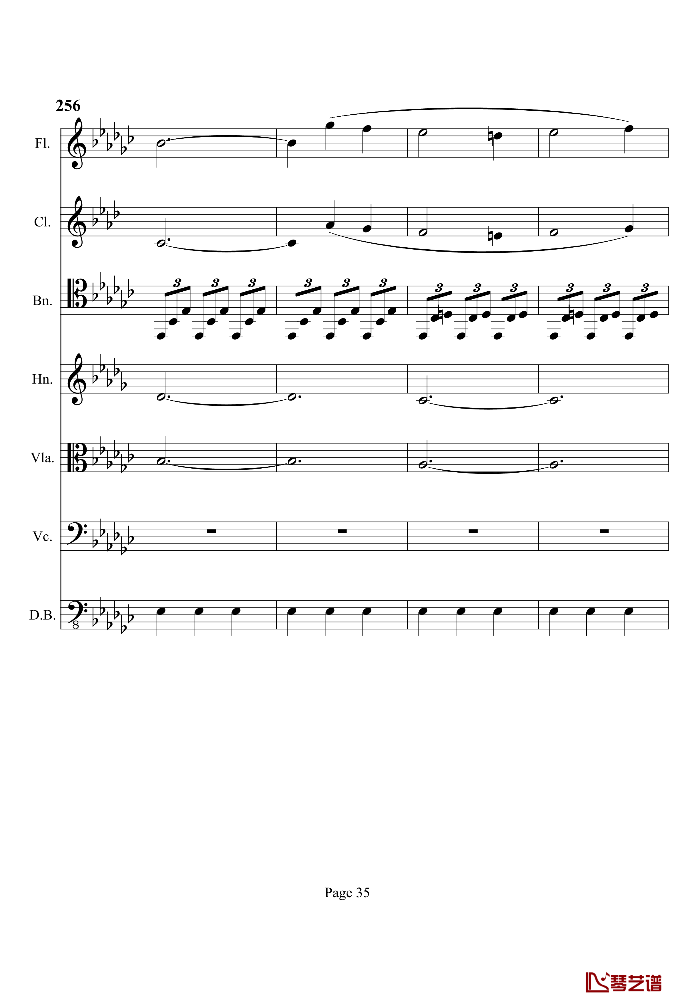奏鸣曲之交响钢琴谱-第4首-Ⅲ-贝多芬-beethoven35