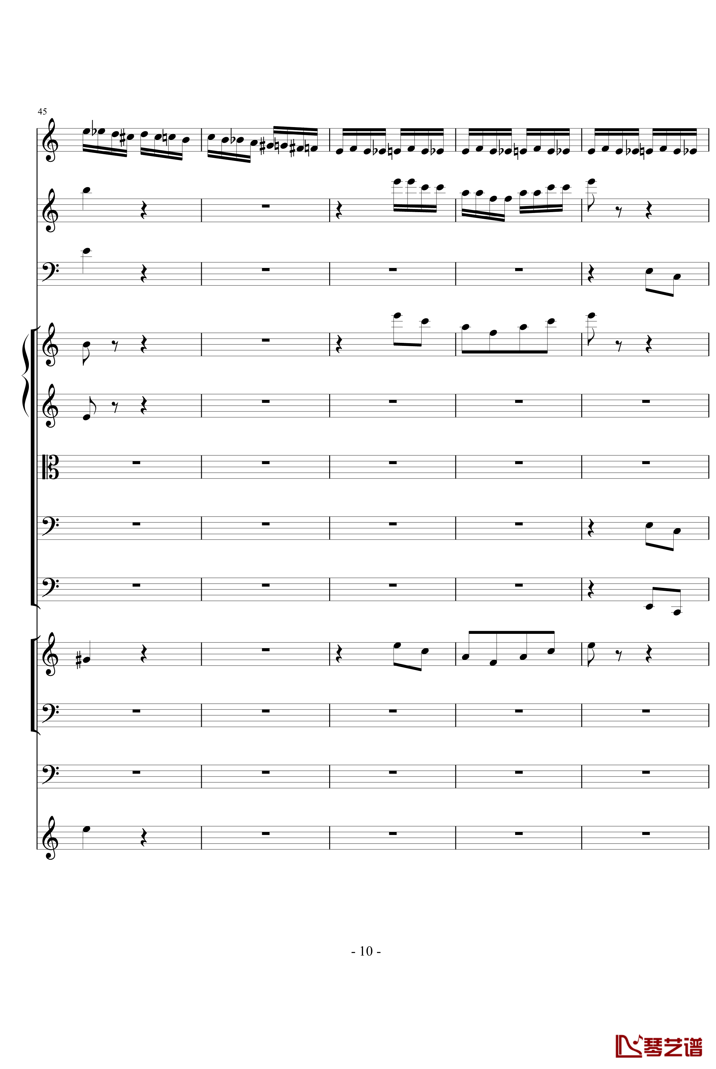 野蜂飞舞钢琴谱-里姆斯基-柯萨科夫10
