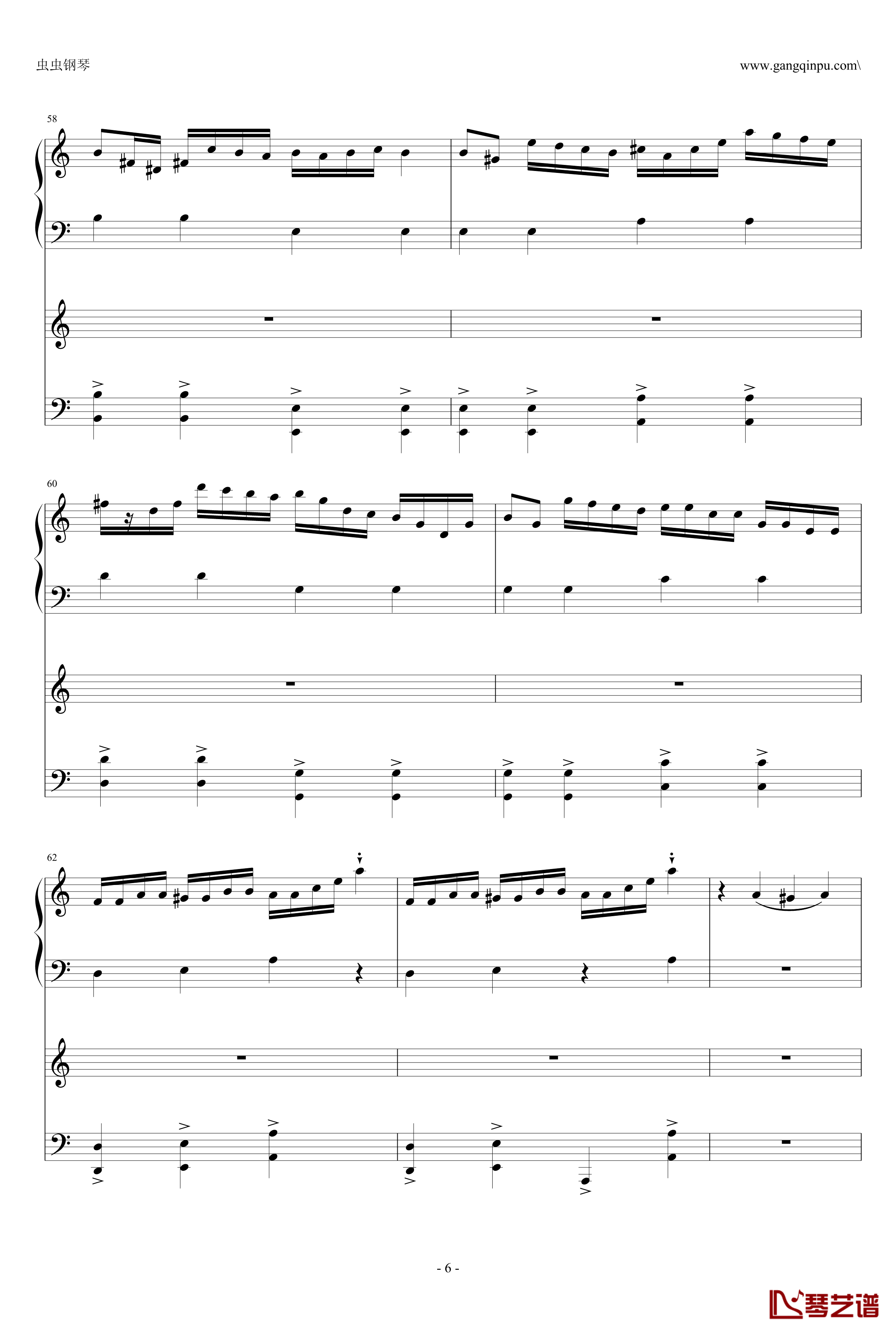 悲怆第三章钢琴谱-乐动达人-贝多芬-beethoven6