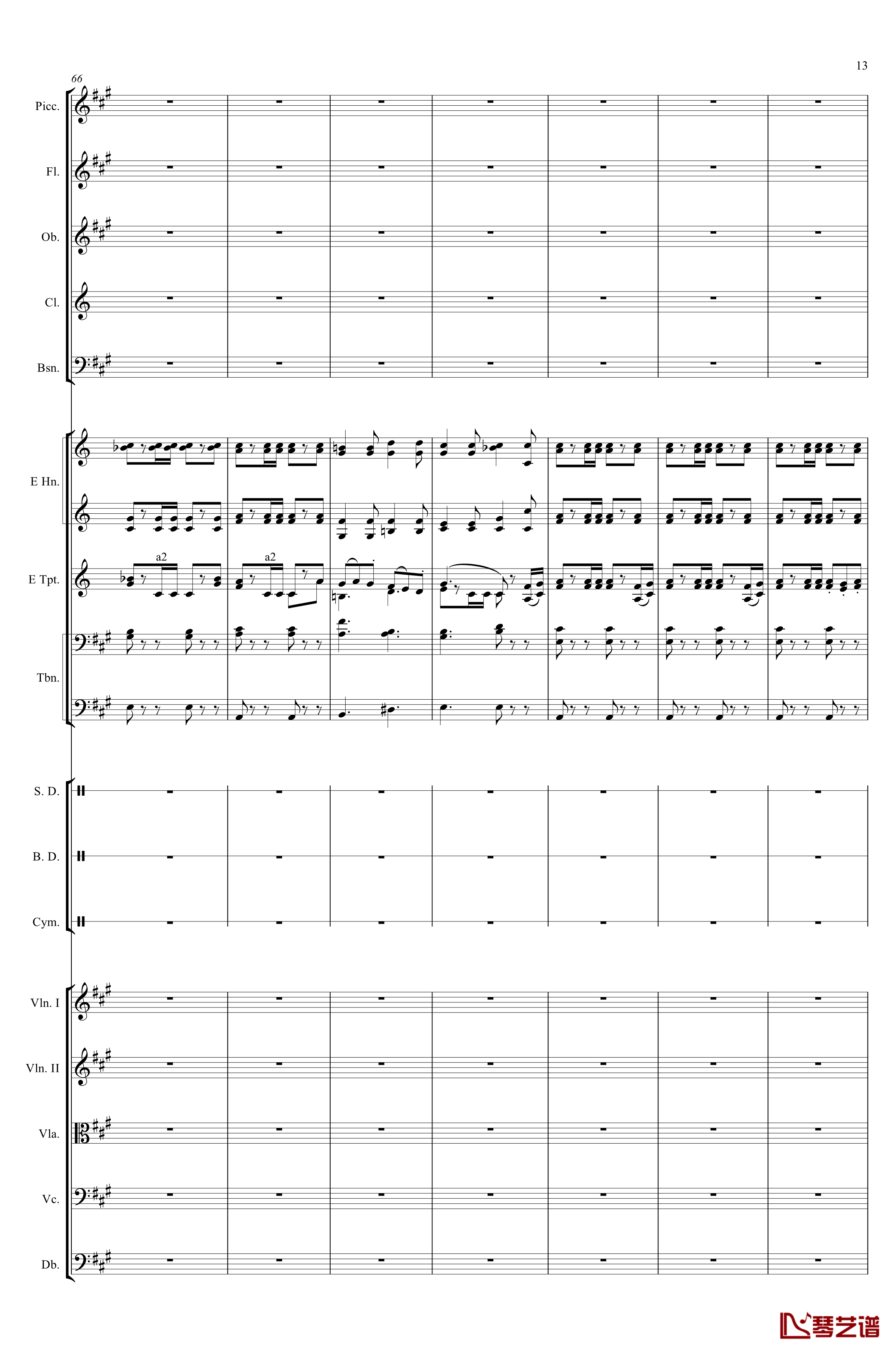 轻骑兵序曲钢琴谱-Franz von Suppe13