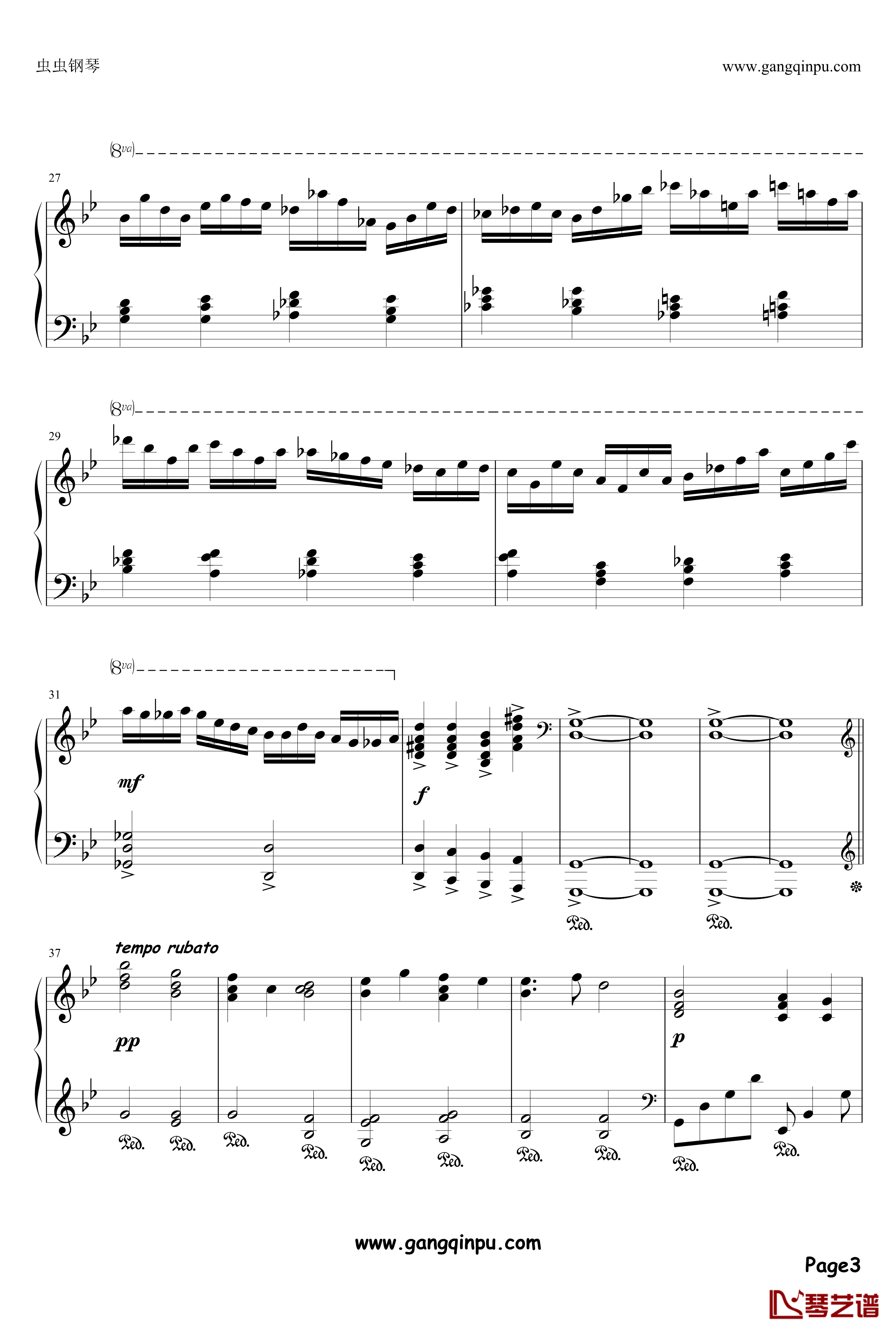 序章 Overture钢琴谱 -Ristaccia-Zektbach叙事诗3