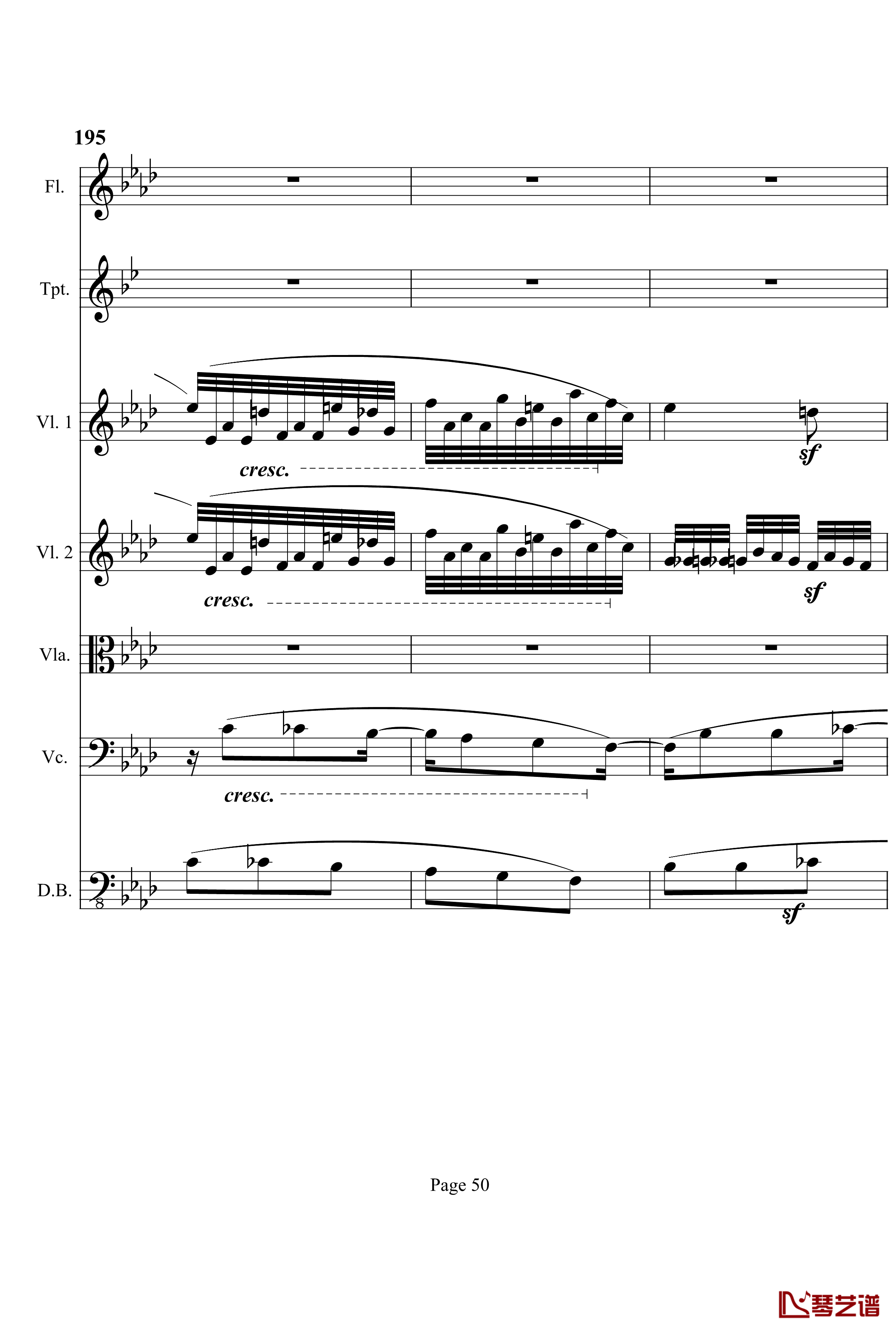奏鸣曲之交响钢琴谱-第12首-Ⅰ-贝多芬-beethoven50