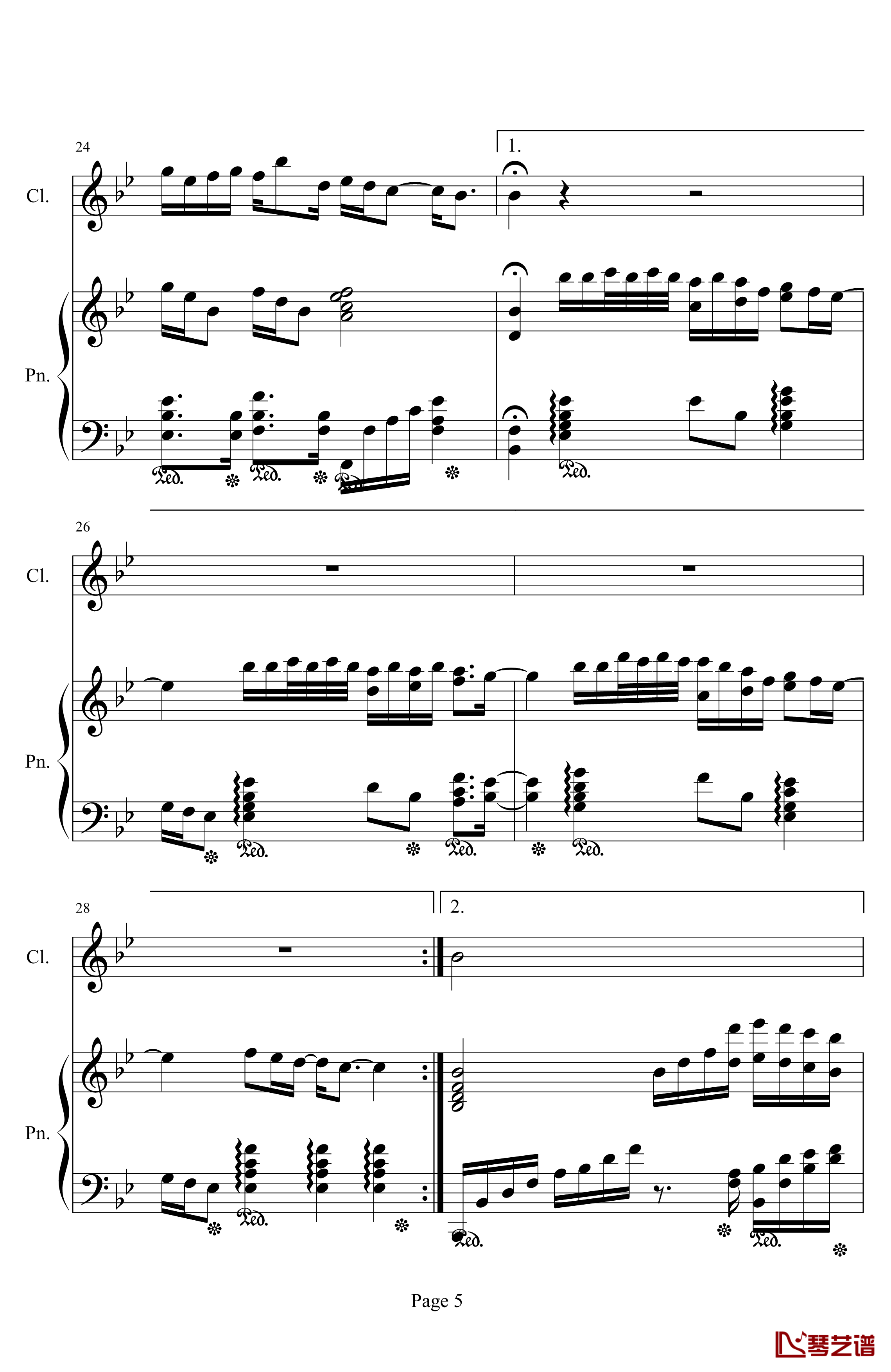 白令海钢琴谱-修改版-.伊dên-H025