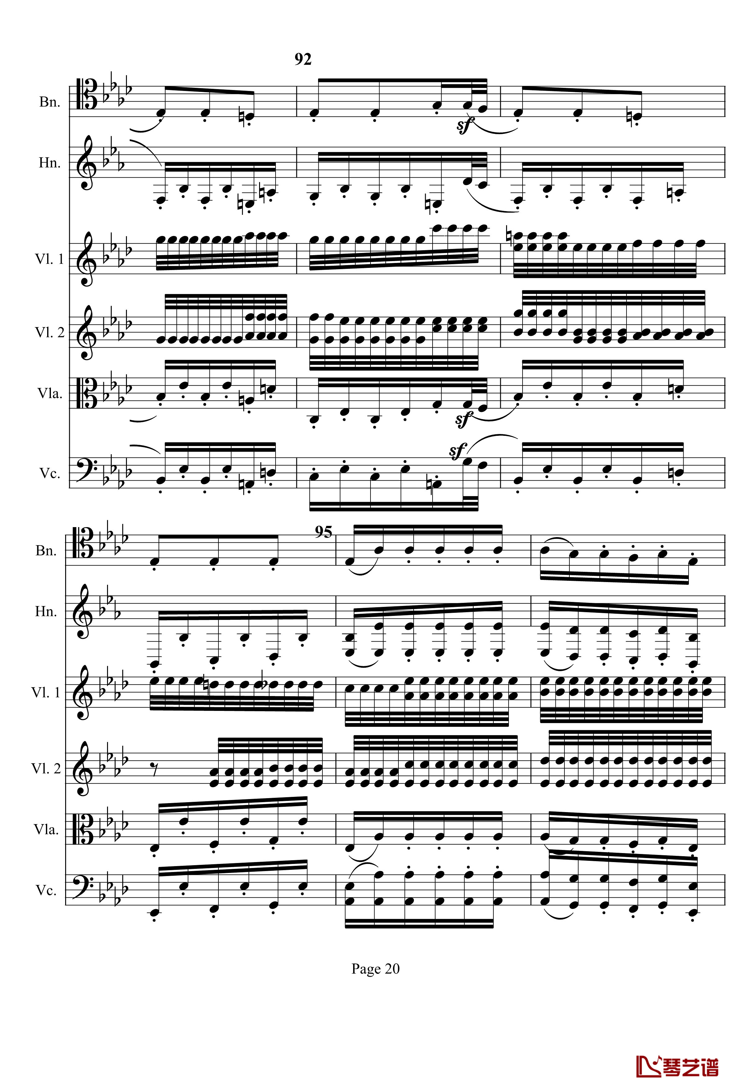 奏鸣曲之交响钢琴谱-第12首-Ⅰ-贝多芬-beethoven20