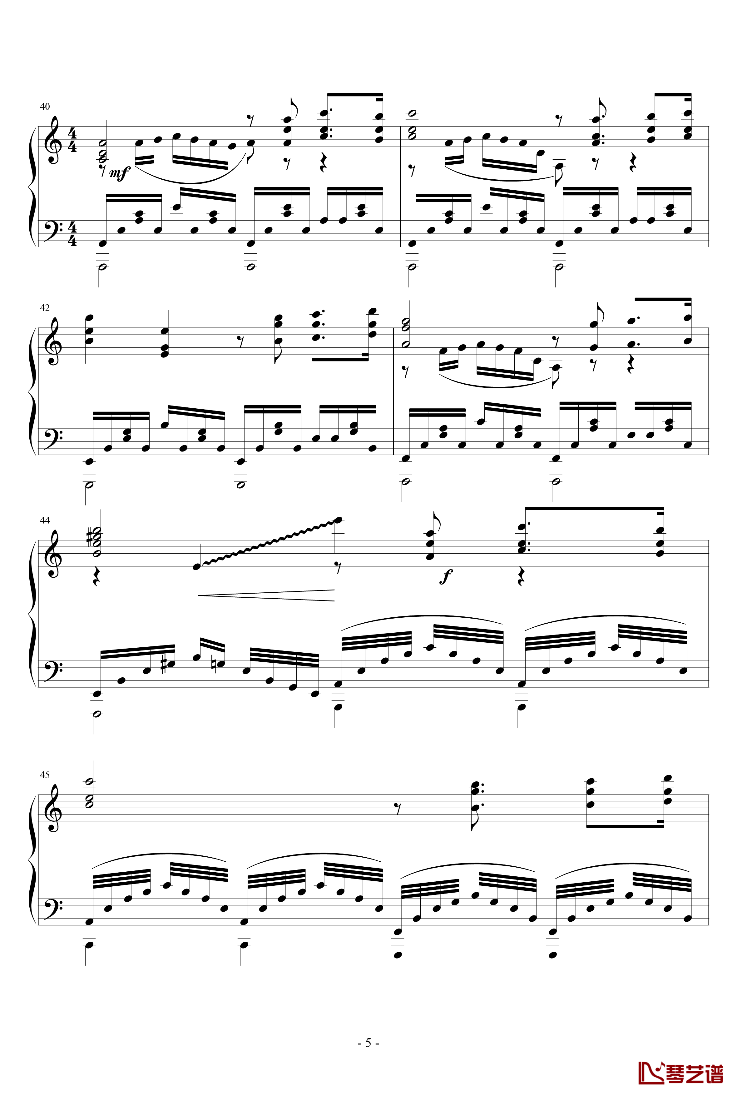 La Ballata Di Sacco E Vanzetti钢琴谱-死刑台的旋律主题曲-Ennio Morricone5