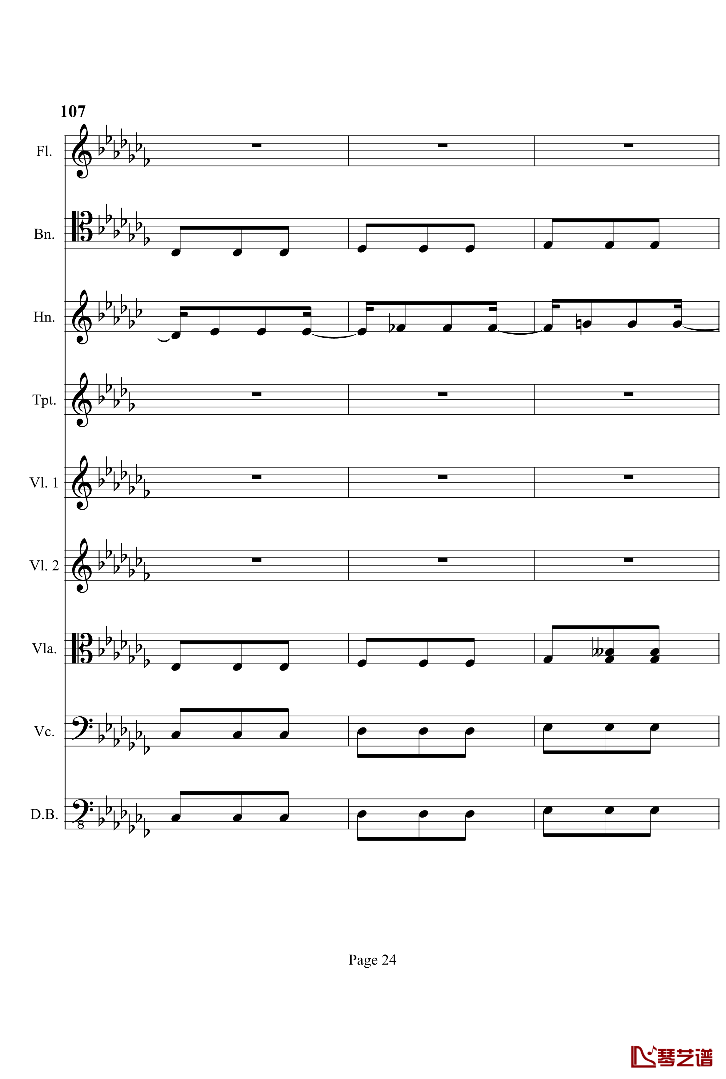 奏鸣曲之交响钢琴谱-第12首-Ⅰ-贝多芬-beethoven24