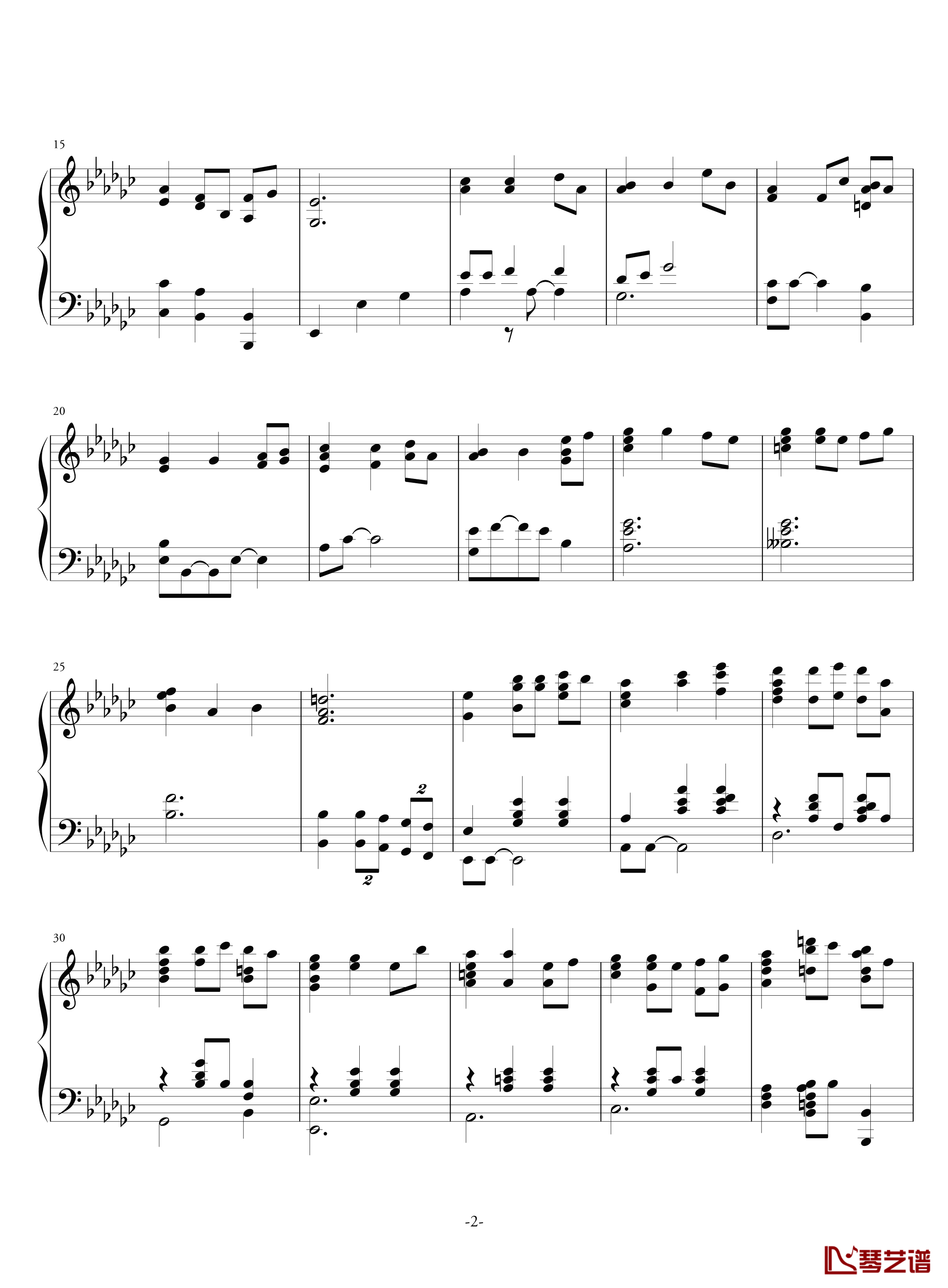 空心人偶的游乐园钢琴谱-反-aqtq314-白蔷薇组曲⒊2