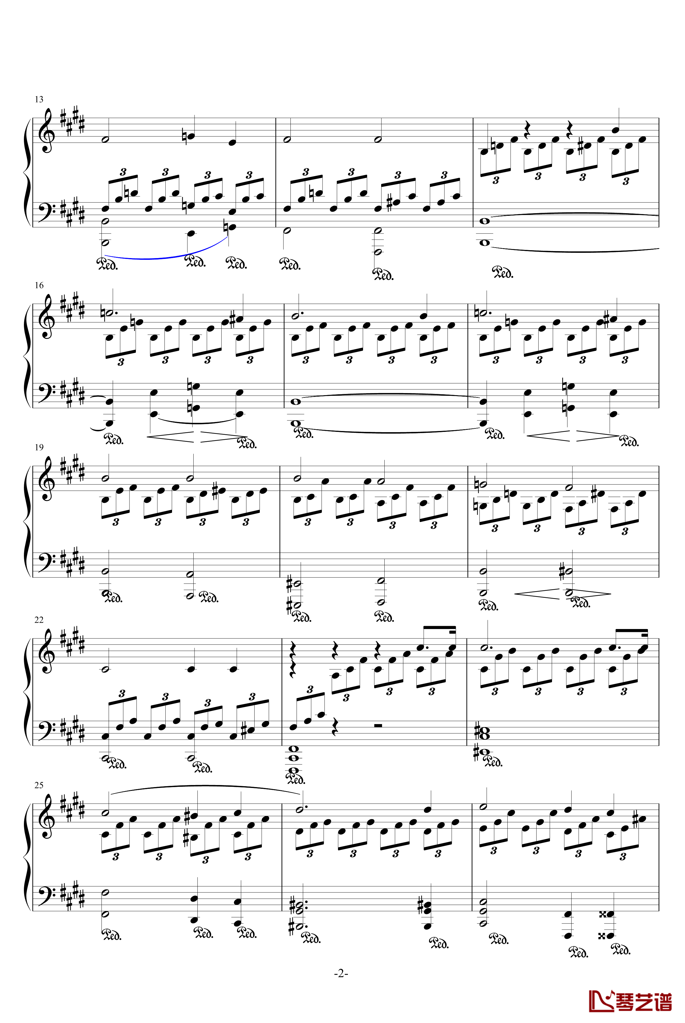 月光奏鸣曲钢琴谱-1，2，3乐章-贝多芬-beethoven2