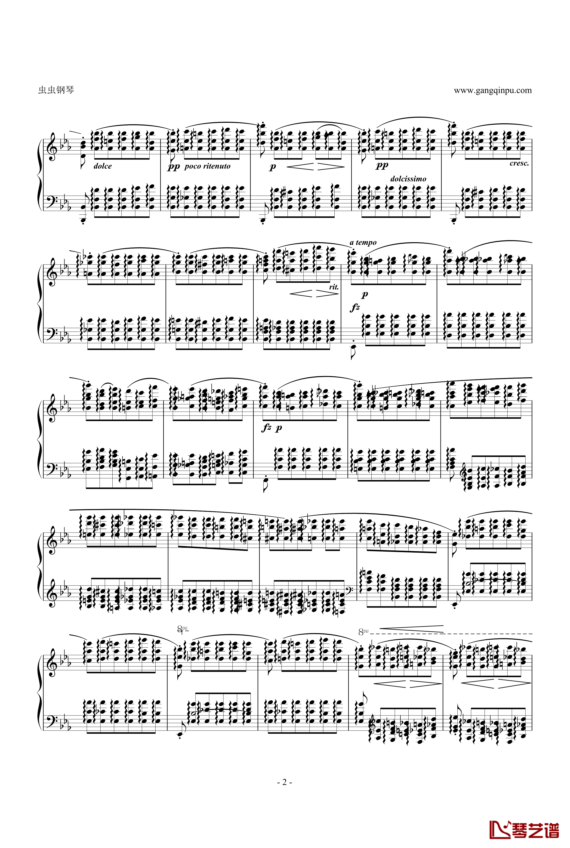 Etude OP.10 No.11钢琴谱-肖邦练习曲-chopin2