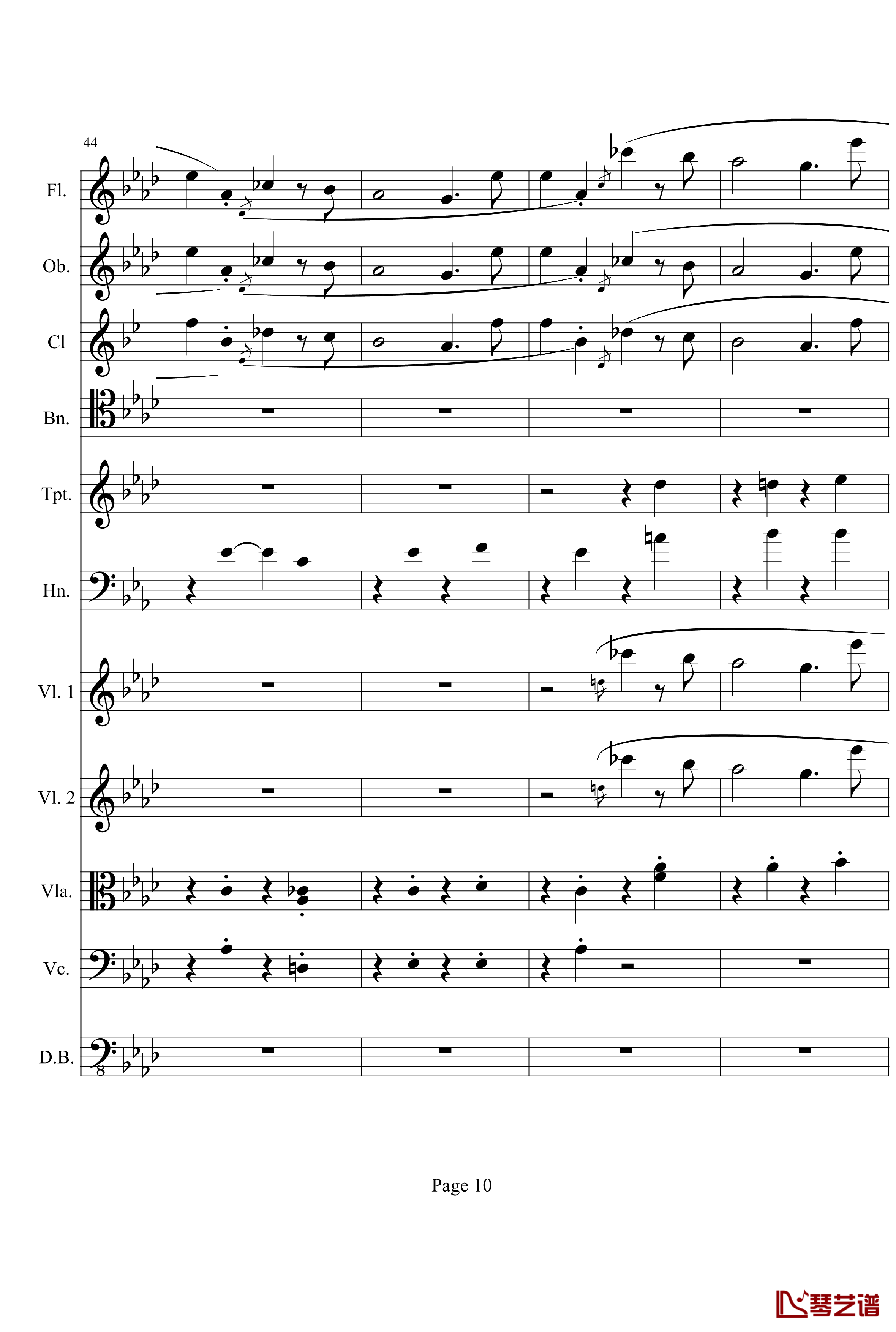 奏鸣曲之交响钢琴谱-第1首-Ⅰ-贝多芬-beethoven10