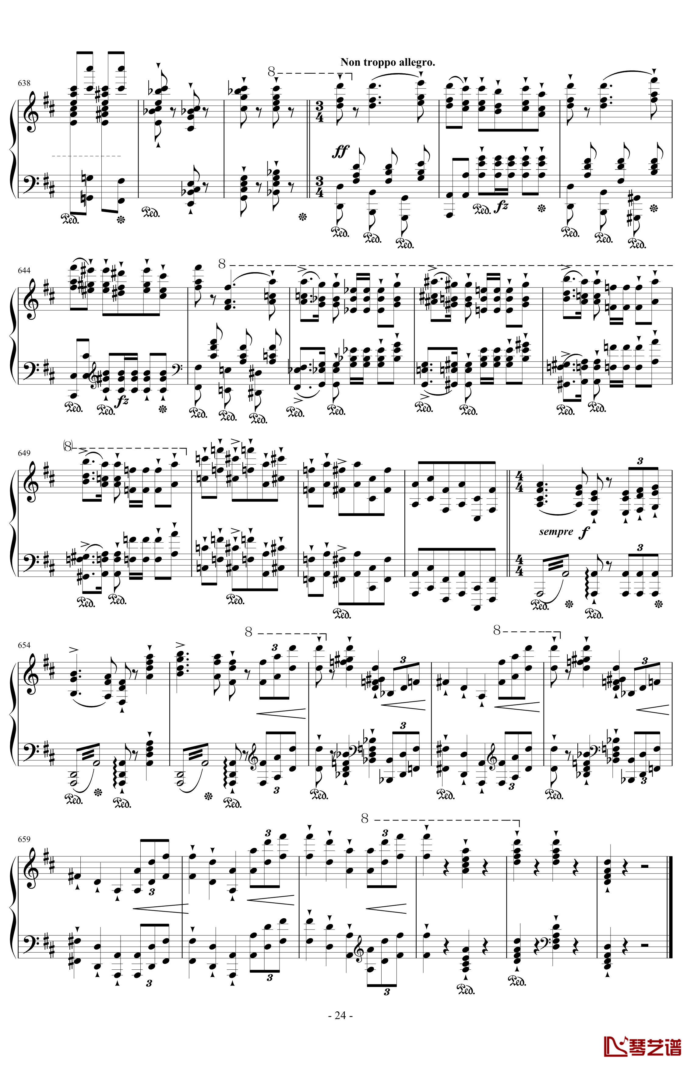 西班牙狂想曲钢琴谱-难度极高的炫技大作-李斯特24